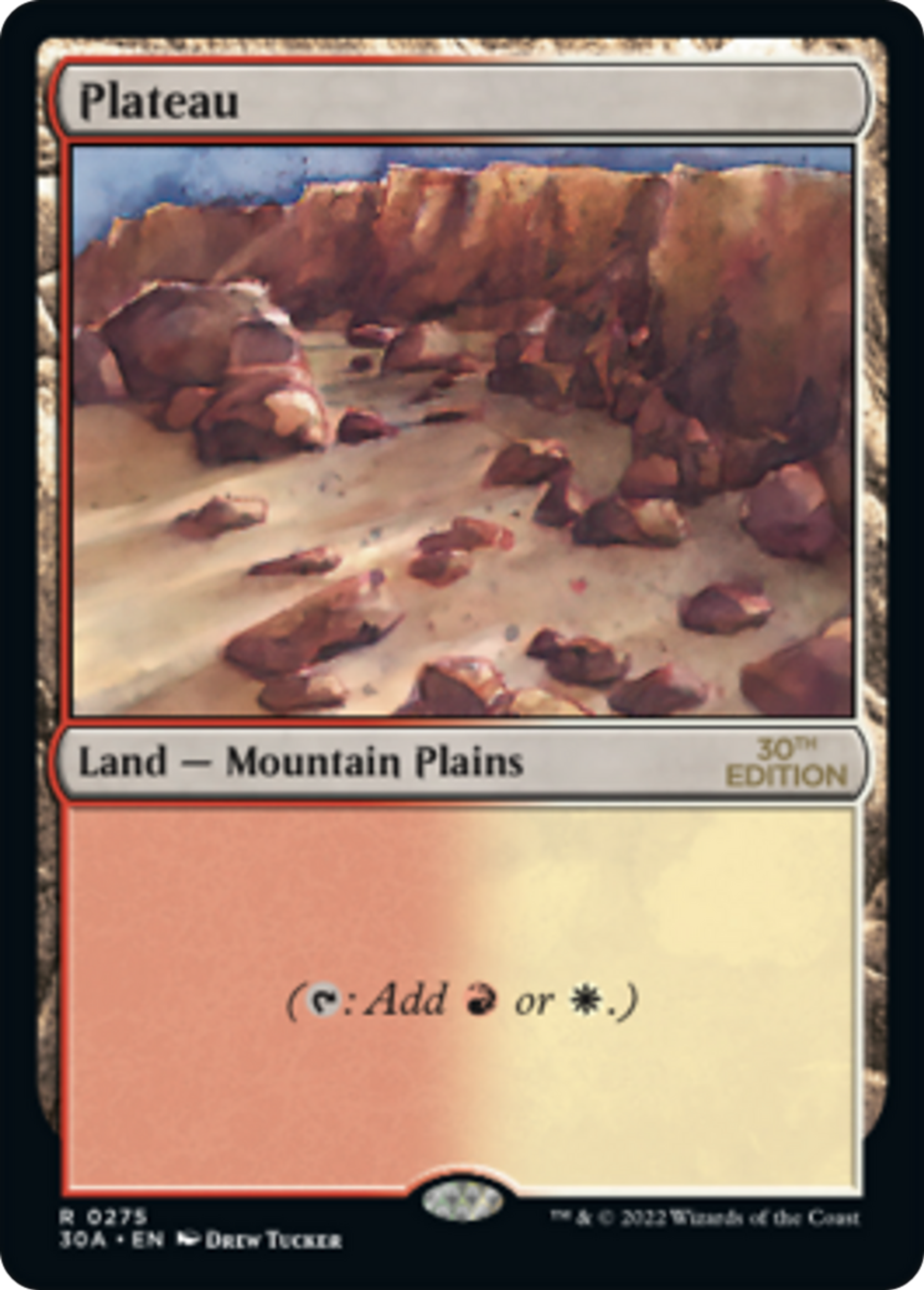 Plateau — 30th Anniversary Edition — Magic: The Gathering
