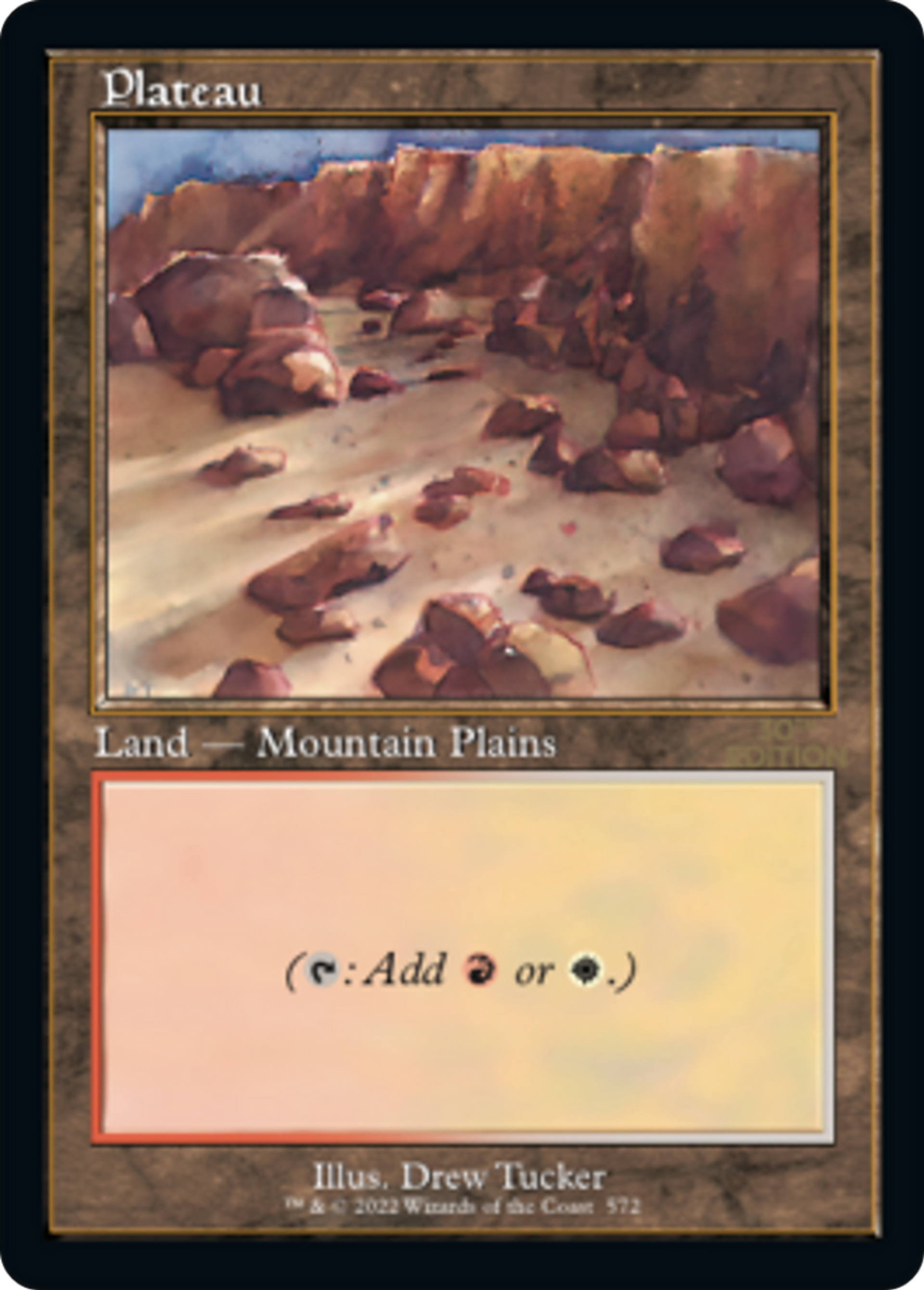 Plateau — 30th Anniversary Edition — Magic: The Gathering