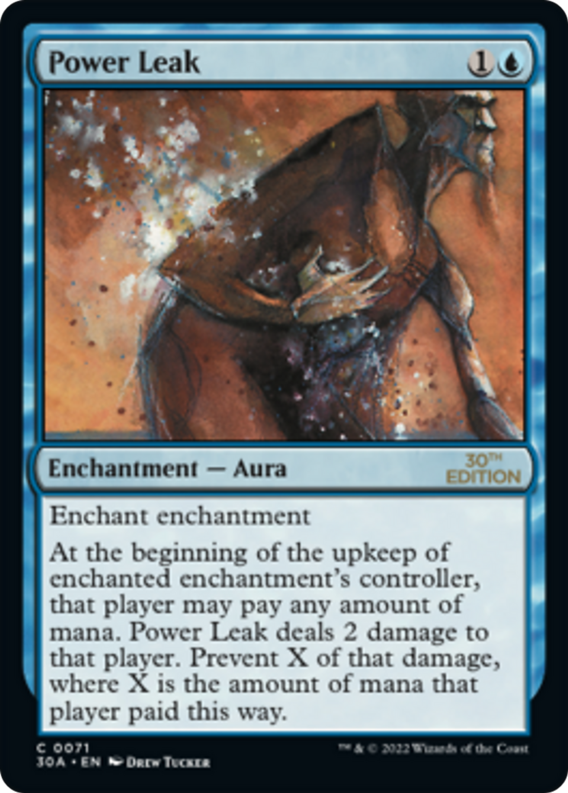 Power Leak — 30th Anniversary Edition — Magic: The Gathering