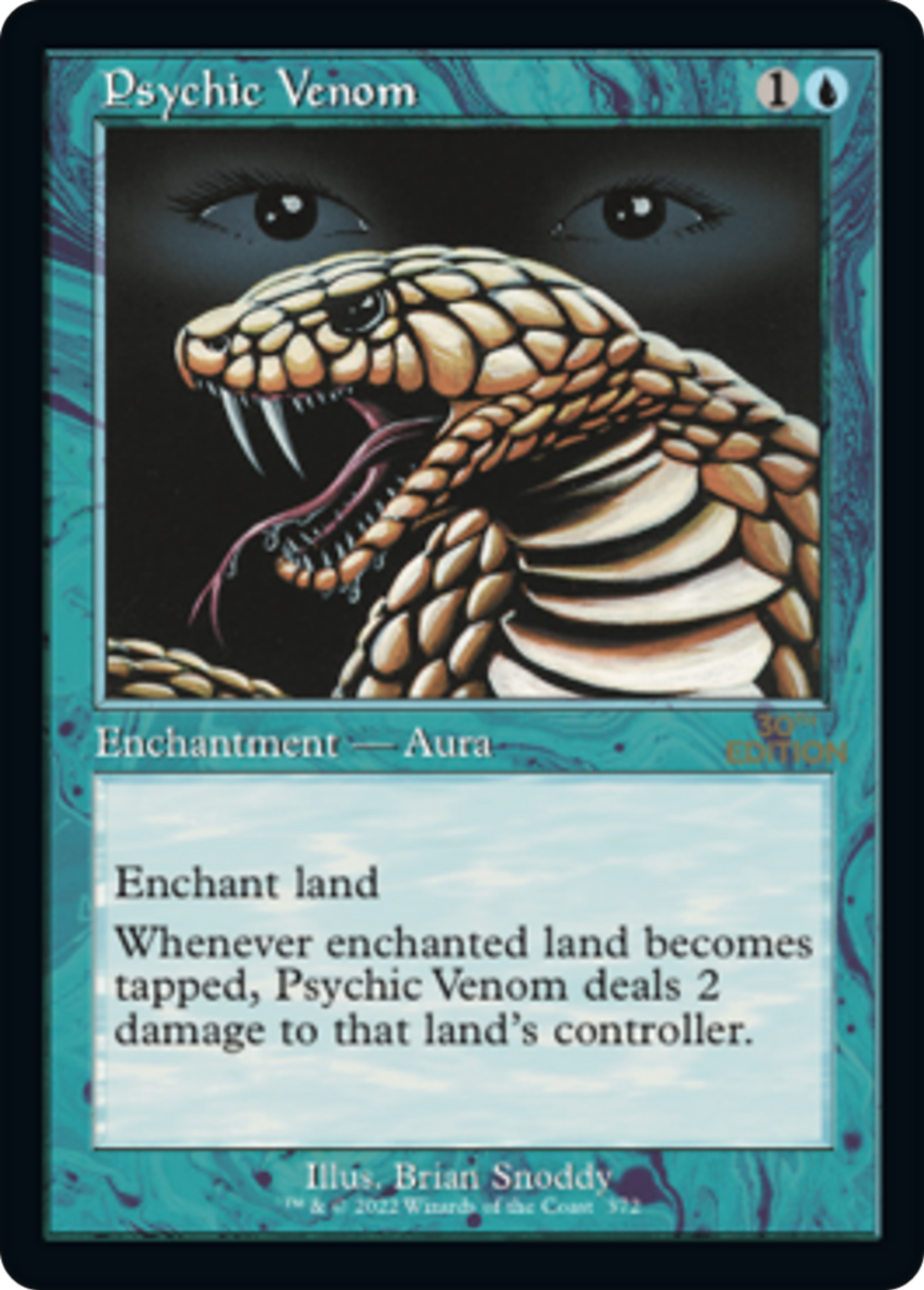 Psychic Venom — 30th Anniversary Edition — Magic: The Gathering