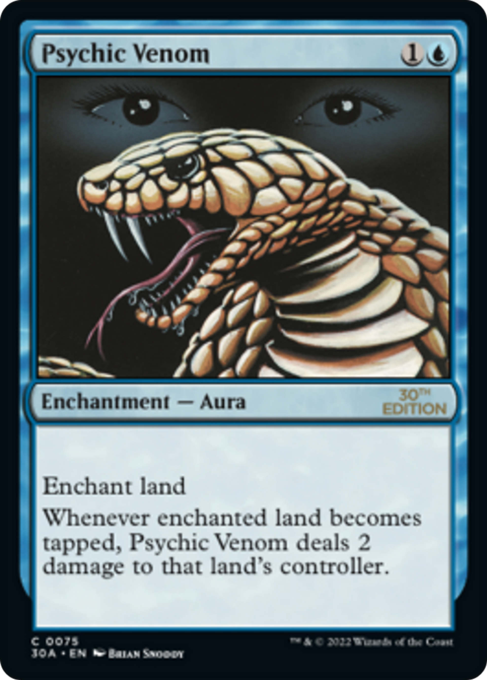 Psychic Venom — 30th Anniversary Edition — Magic: The Gathering