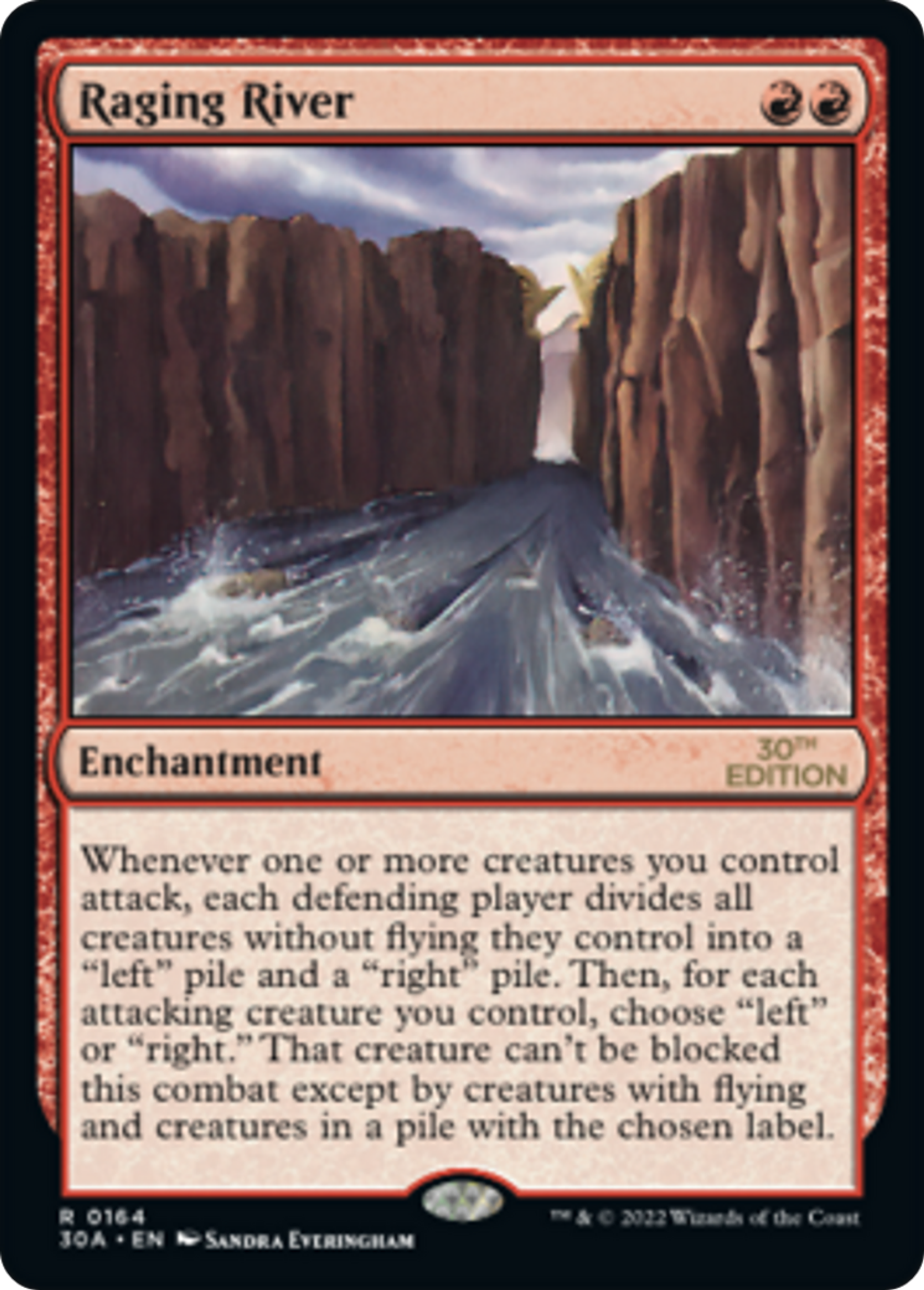 Raging River — 30th Anniversary Edition — Magic: The Gathering