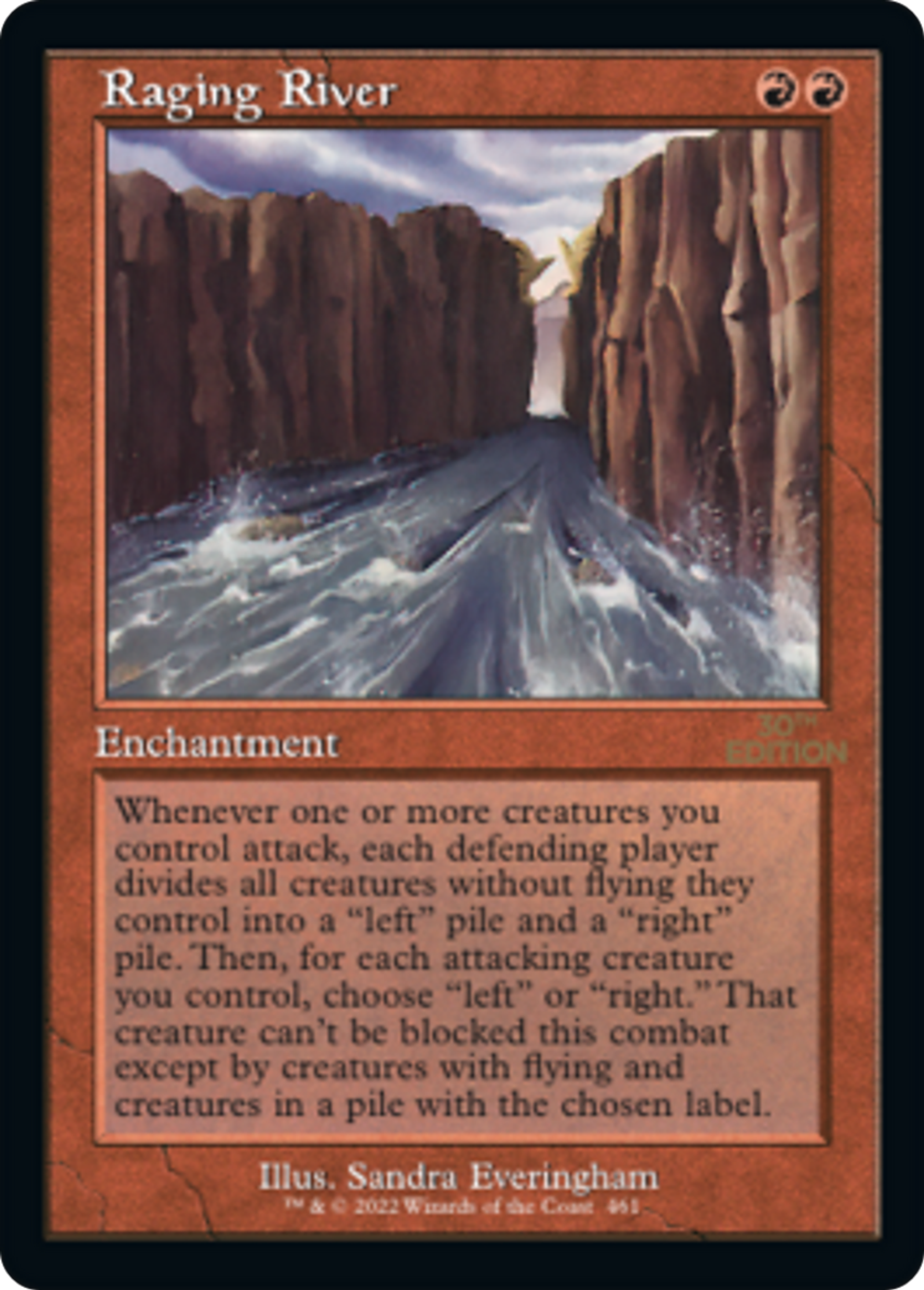 Raging River — 30th Anniversary Edition — Magic: The Gathering