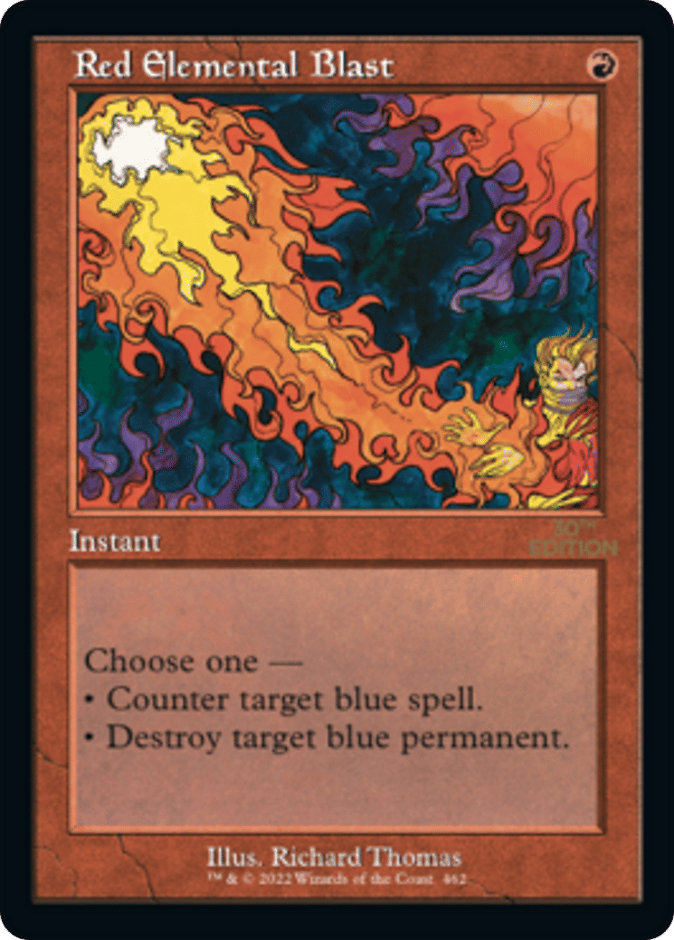 Red Elemental Blast — 30th Anniversary Edition — Magic: The Gathering