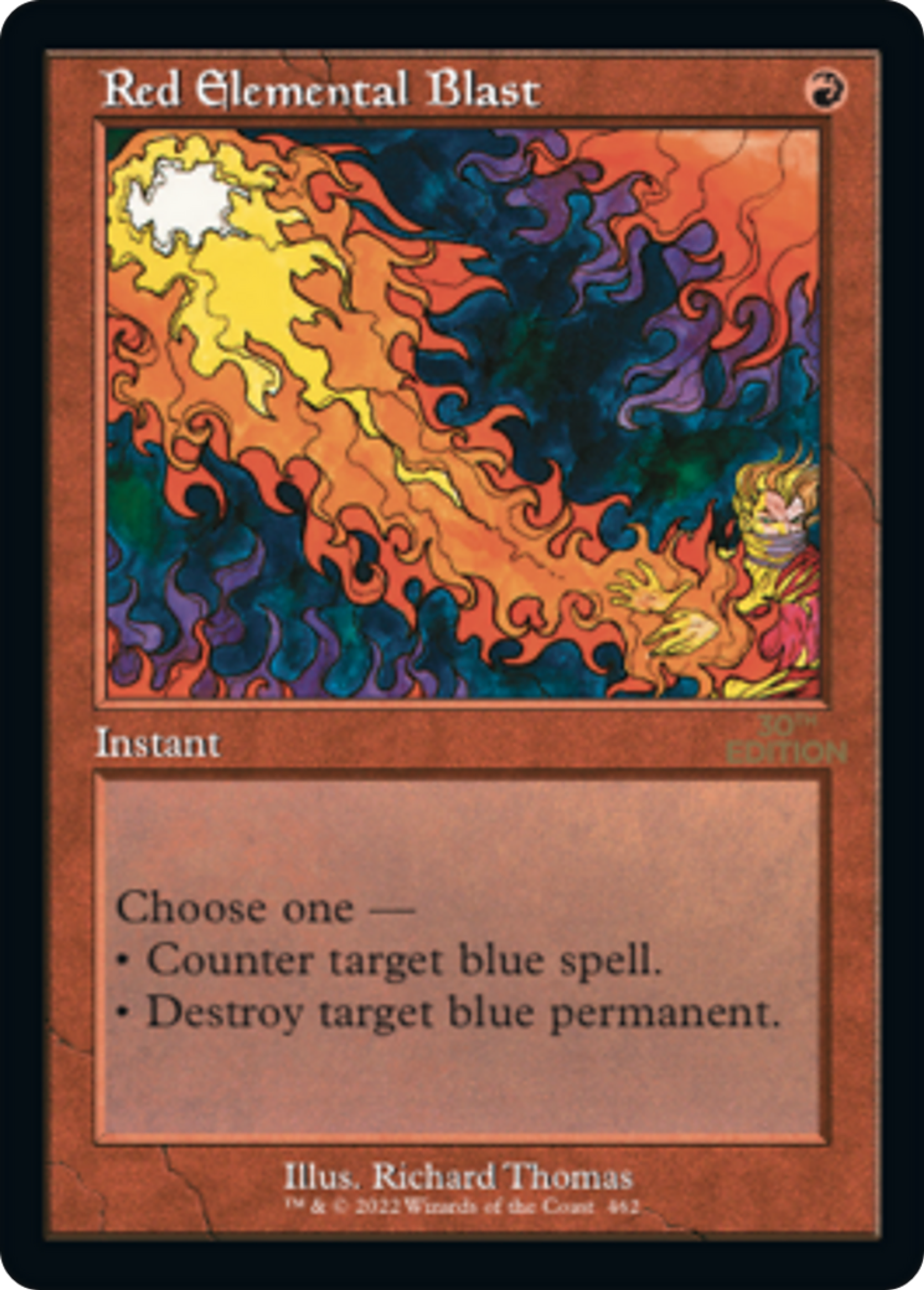 Salve élémentaire rouge — 30th Anniversary Edition — Magic: The Gathering