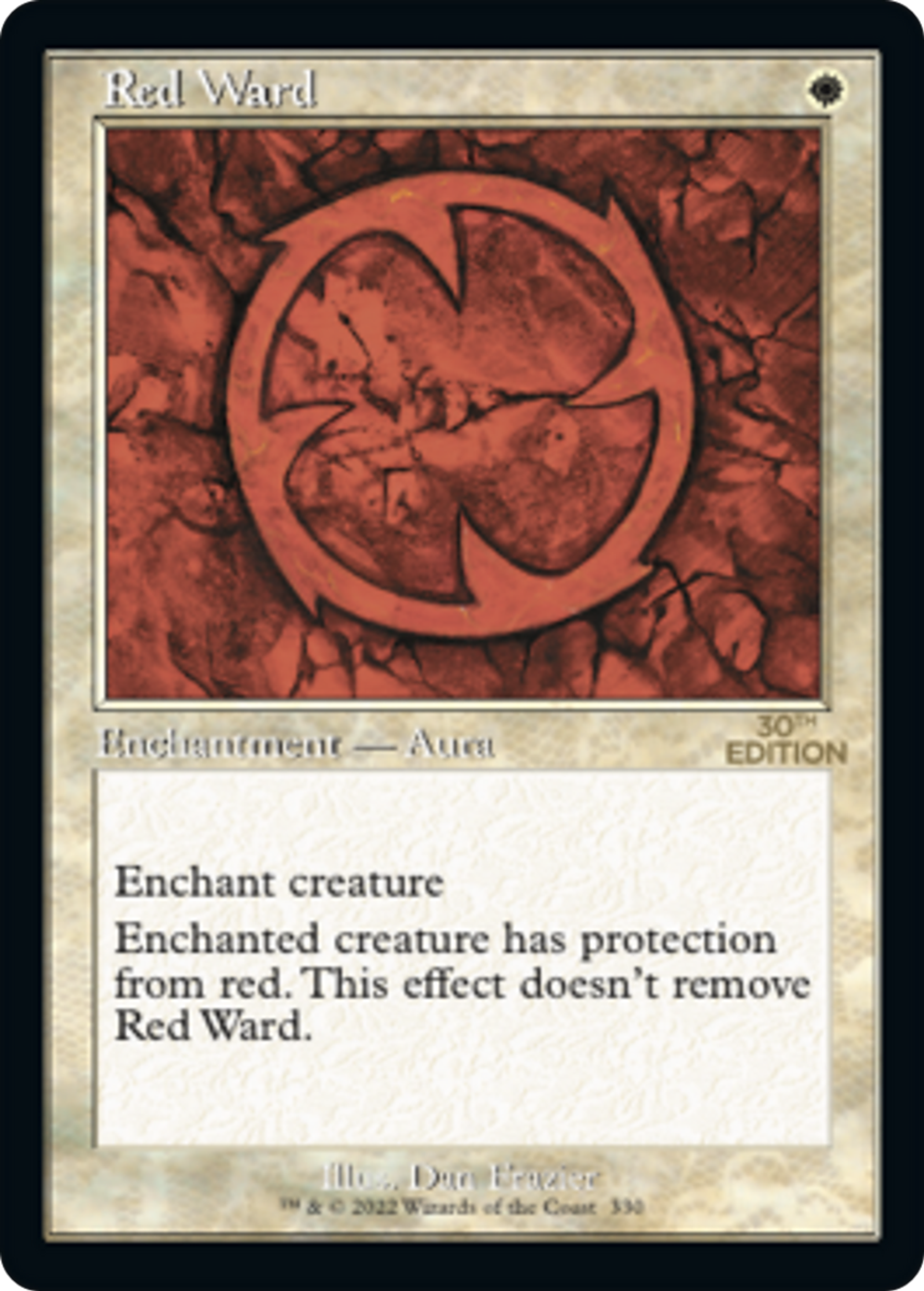 Rune de garde rouge — 30th Anniversary Edition — Magic: The Gathering