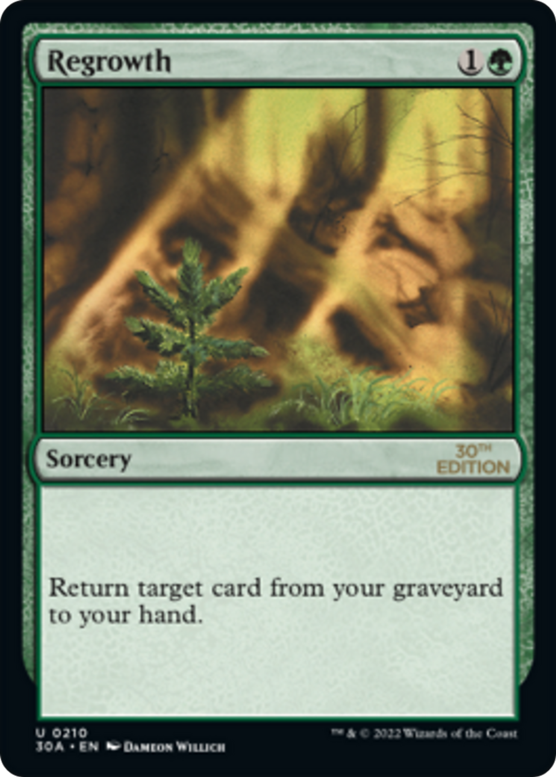 Regrowth — 30th Anniversary Edition — Magic: The Gathering