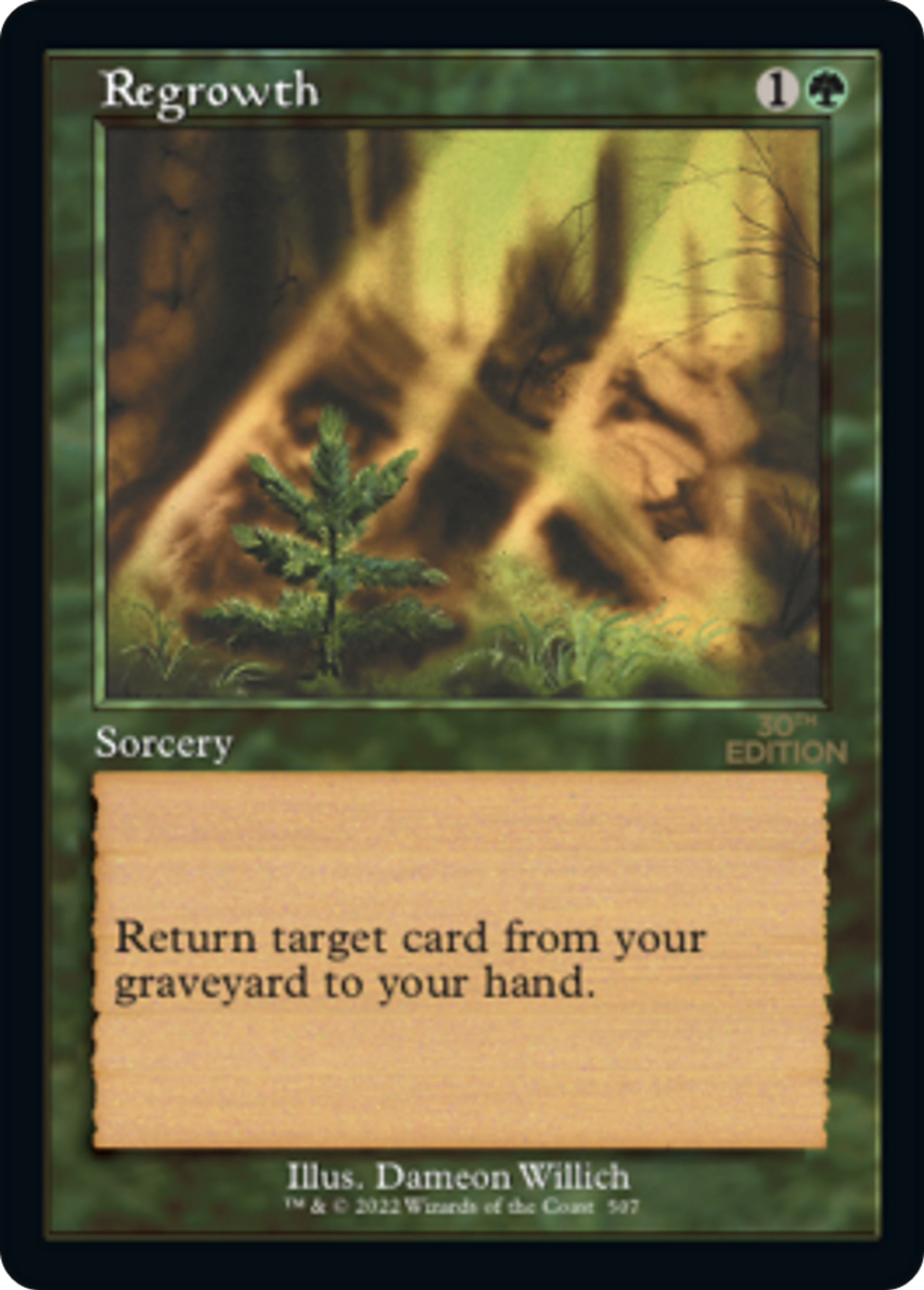 Regrowth — 30th Anniversary Edition — Magic: The Gathering