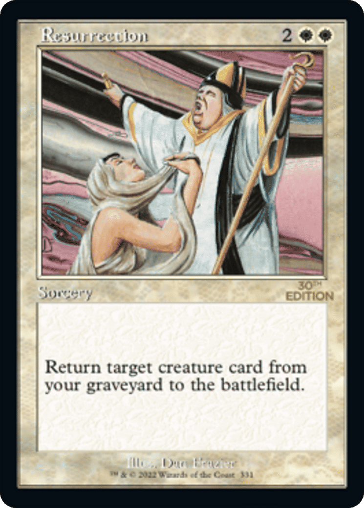Resurrection — 30th Anniversary Edition — Magic: The Gathering