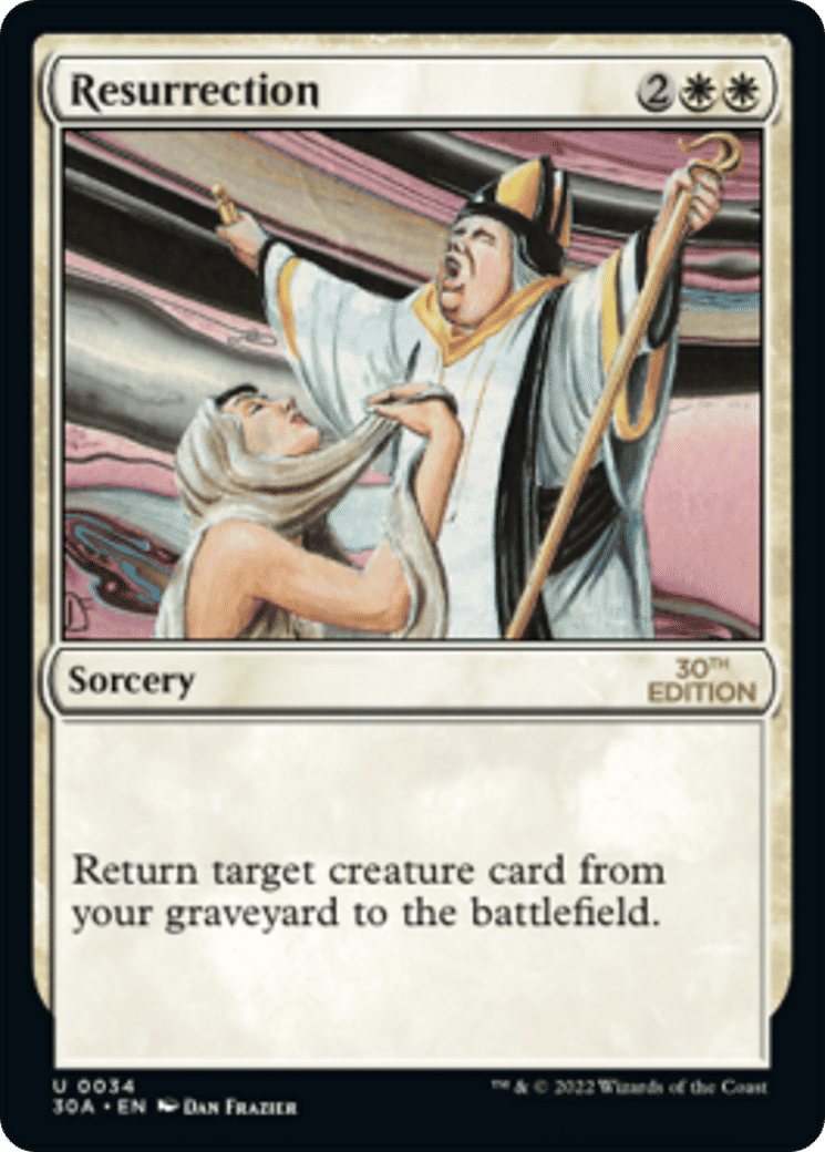 Resurrection — 30th Anniversary Edition — Magic: The Gathering