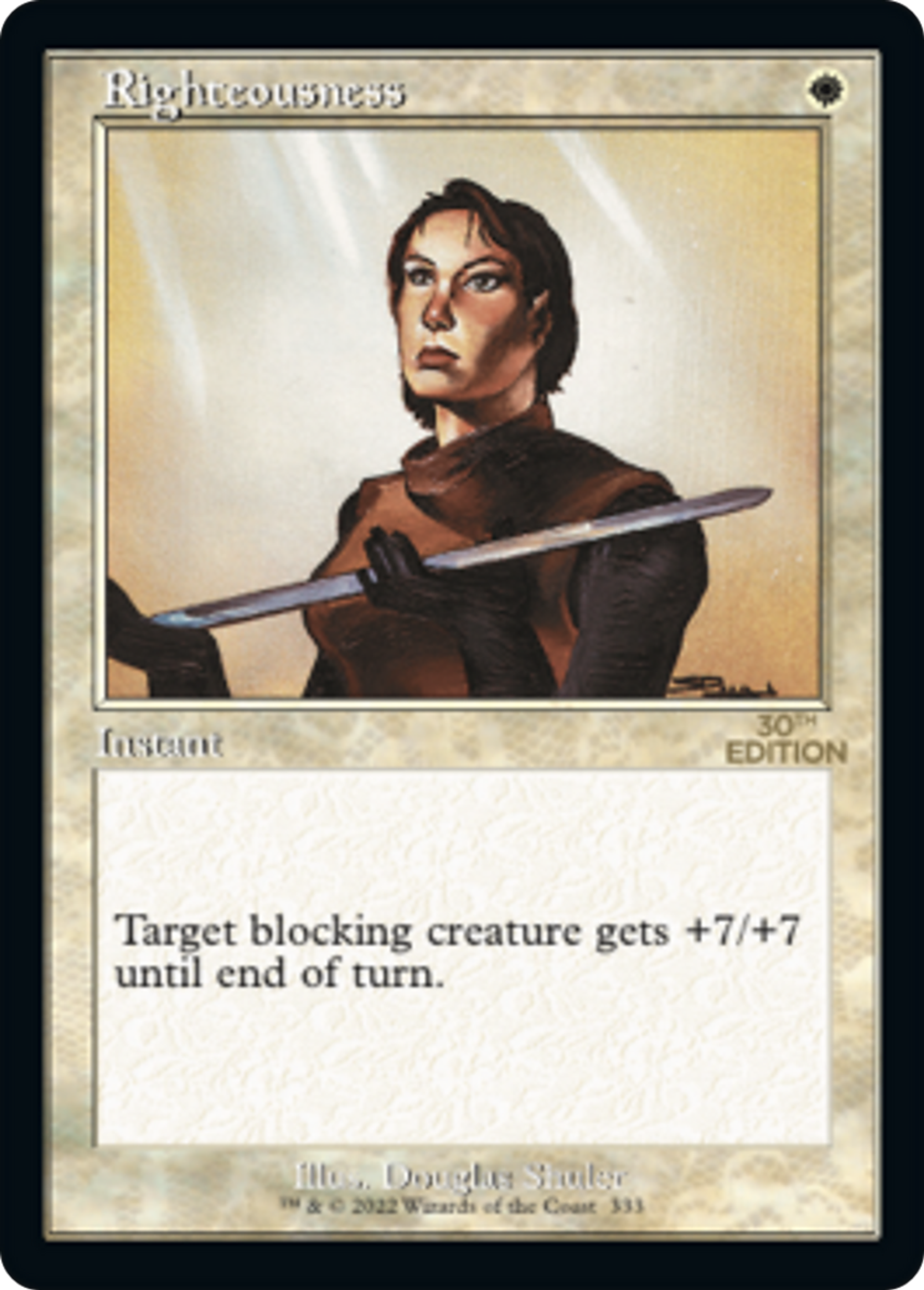 Droiture — 30th Anniversary Edition — Magic: The Gathering
