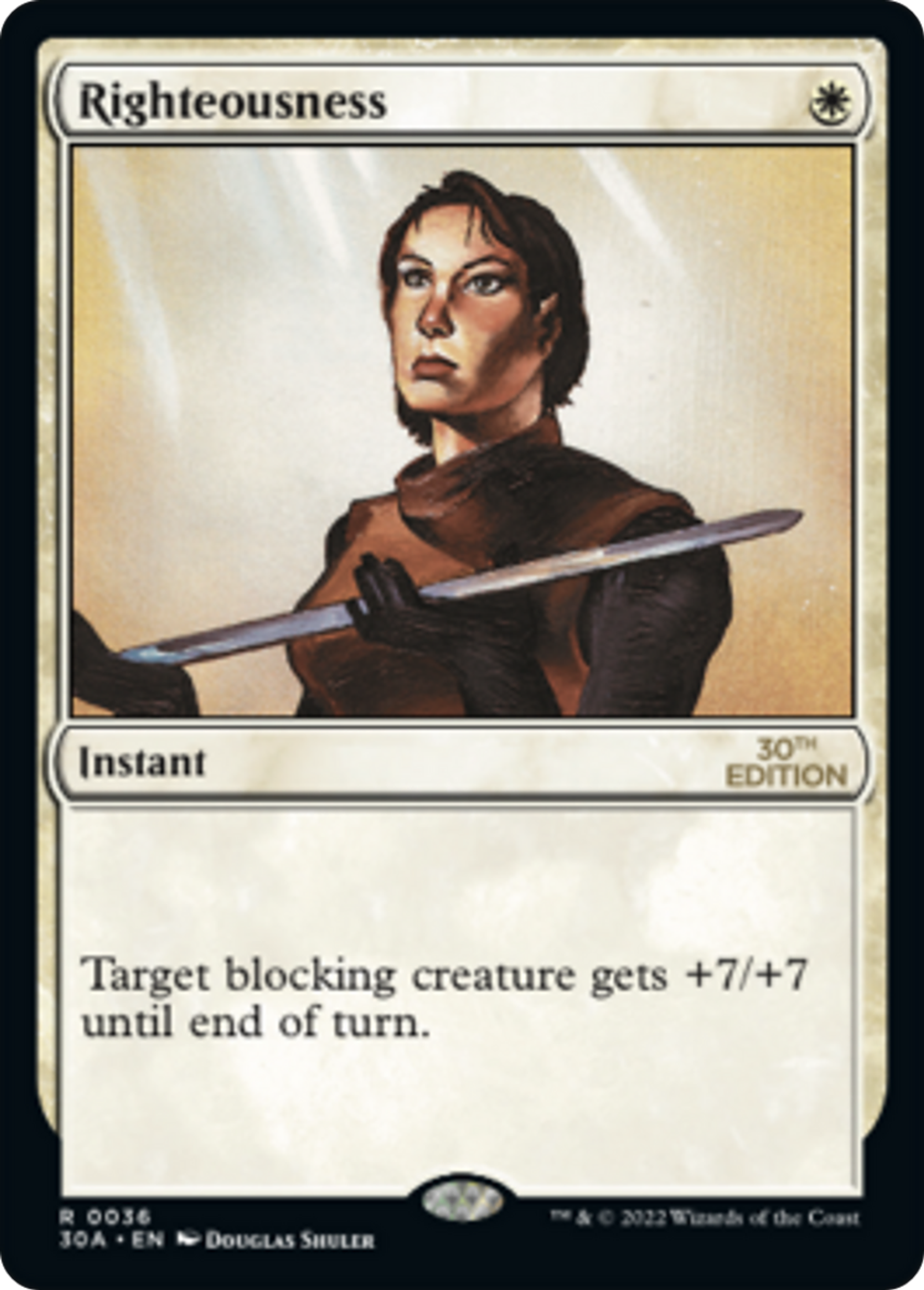 Droiture — 30th Anniversary Edition — Magic: The Gathering