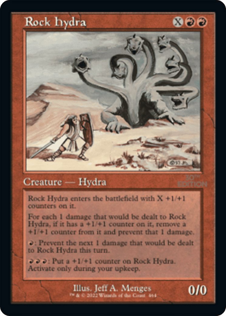 Rock Hydra — 30th Anniversary Edition — Magic: The Gathering