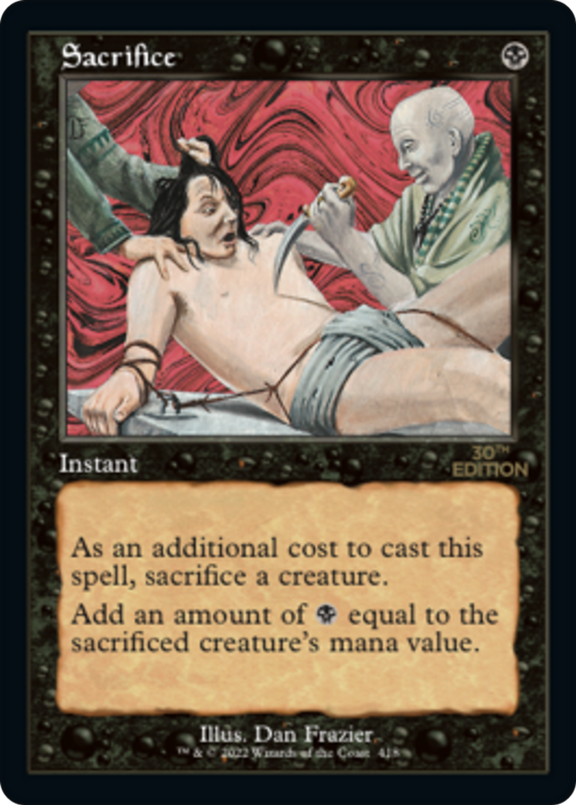 Sacrifice — 30th Anniversary Edition — Magic: The Gathering