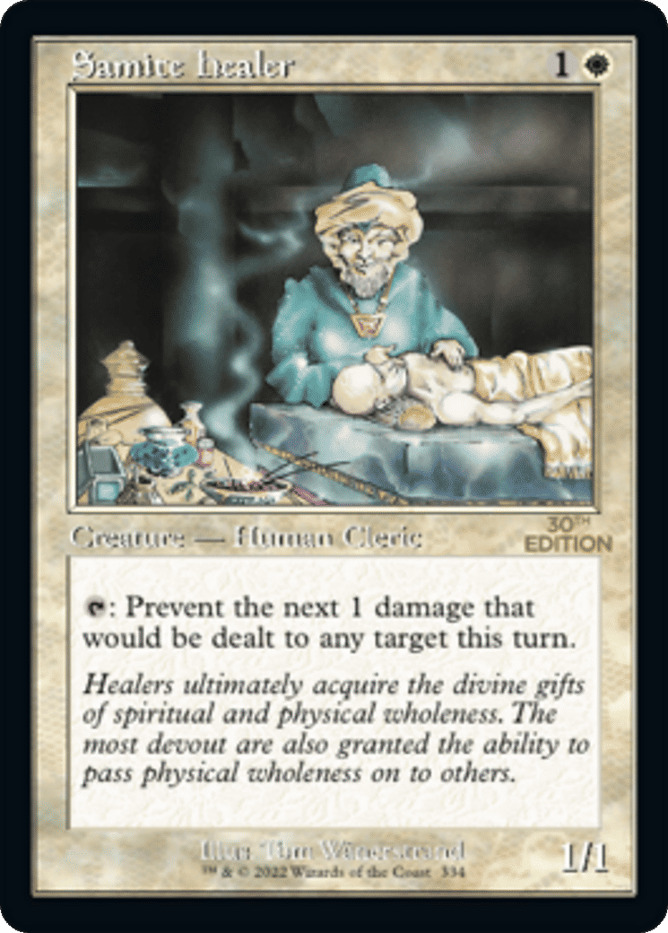 Samite Healer — 30th Anniversary Edition — Magic: The Gathering