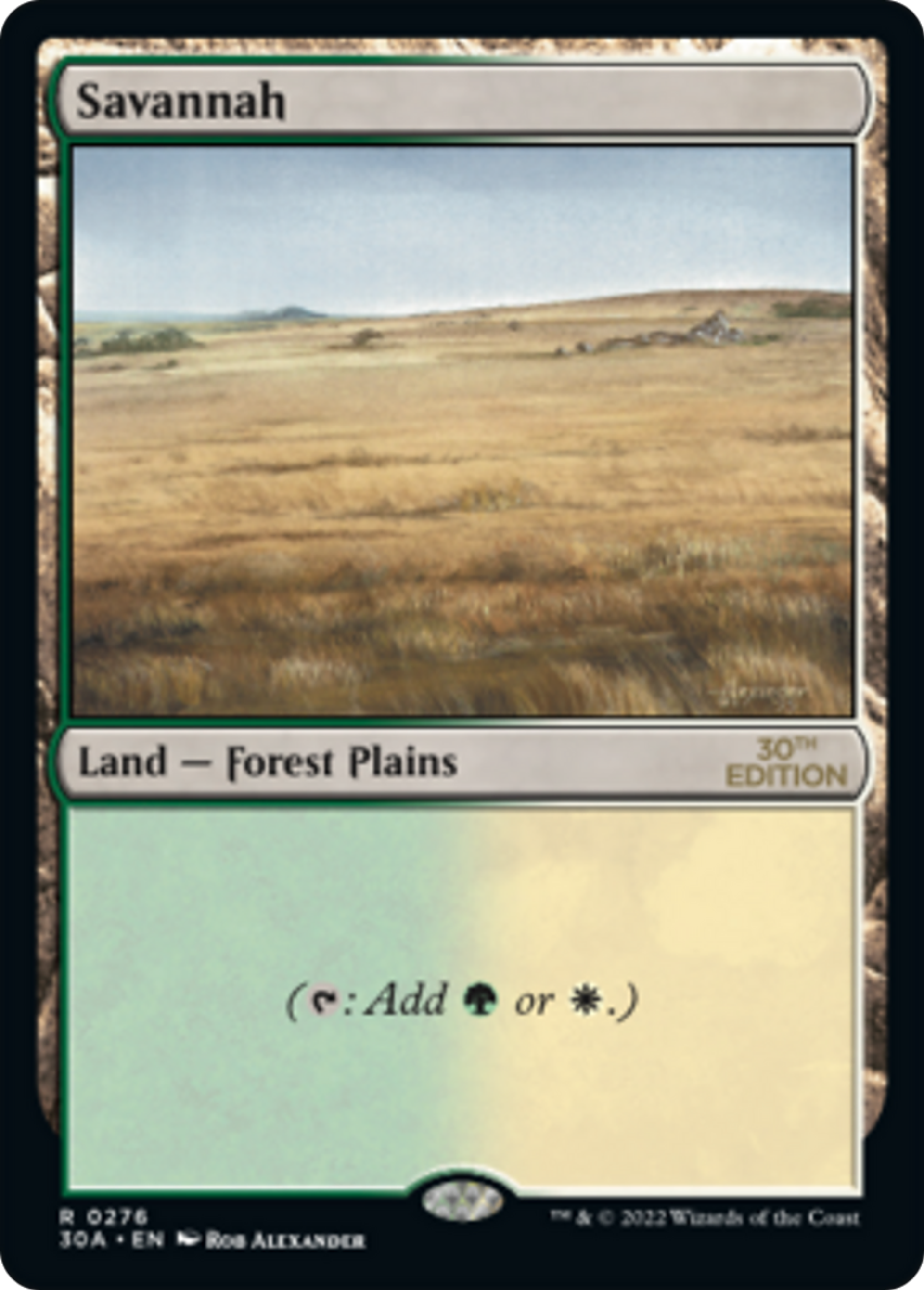 Savannah — 30th Anniversary Edition — Magic: The Gathering
