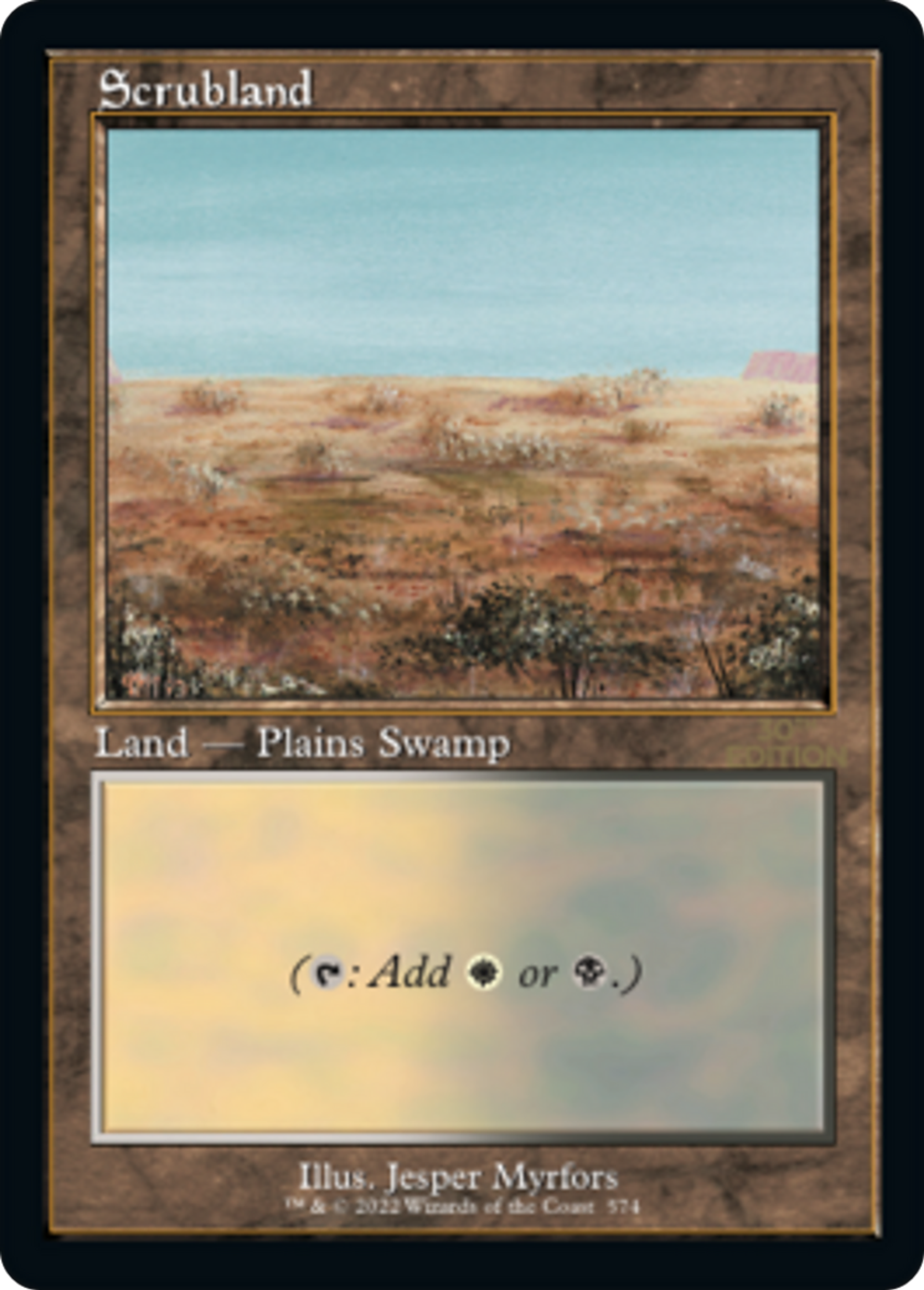 Brousse — 30th Anniversary Edition — Magic: The Gathering