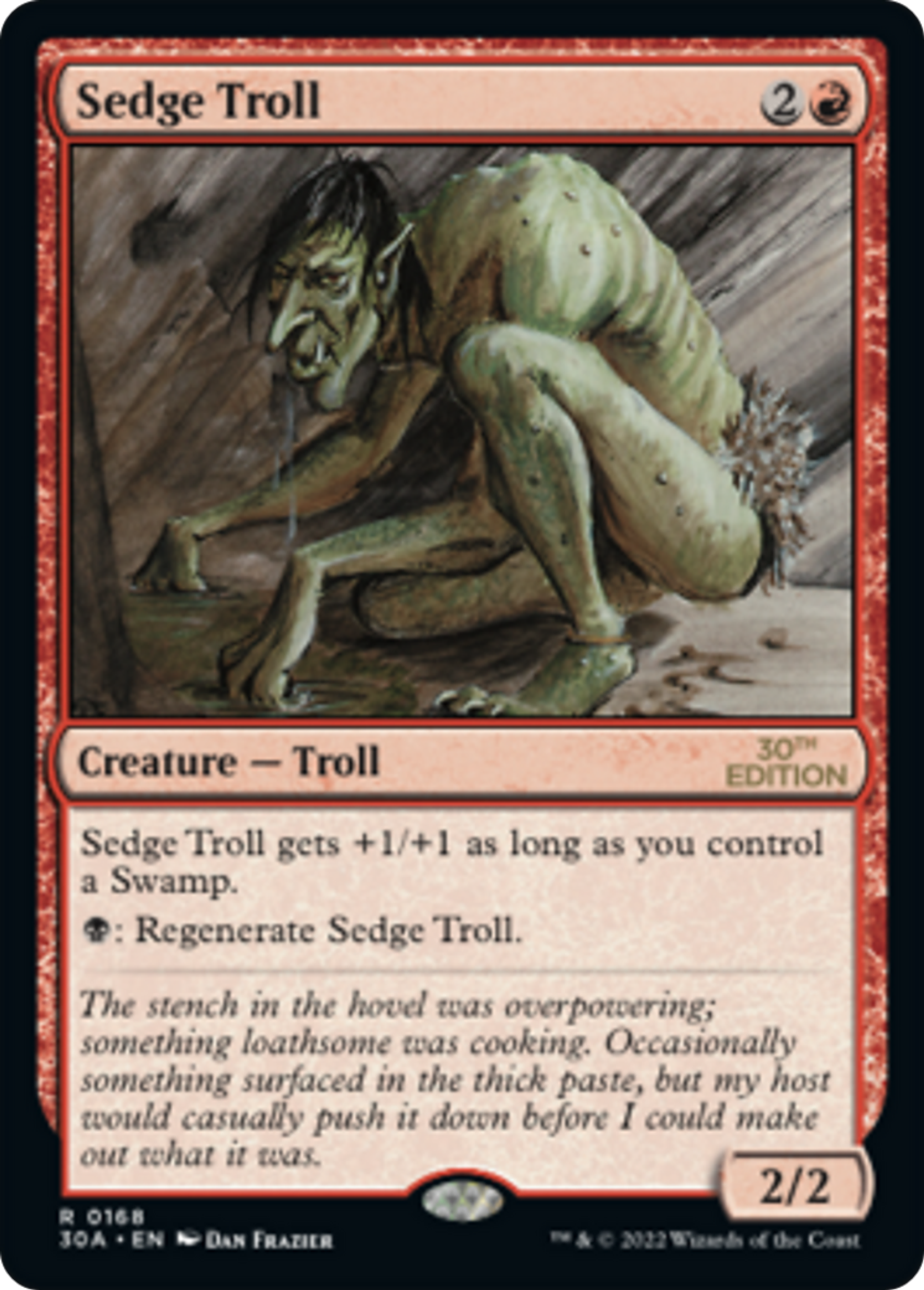 Troll fangeux — 30th Anniversary Edition — Magic: The Gathering