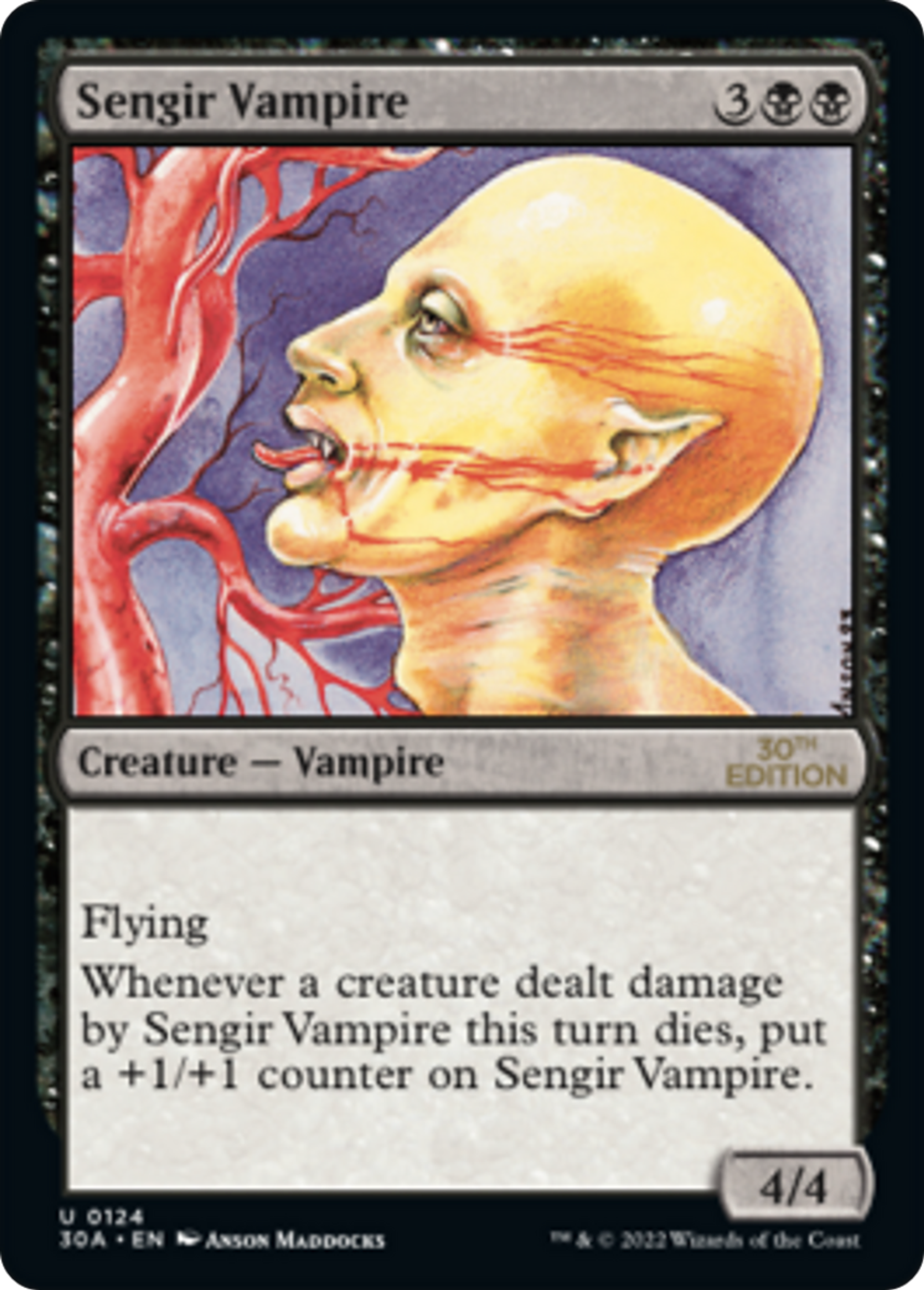 Sengir Vampire — 30th Anniversary Edition — Magic: The Gathering