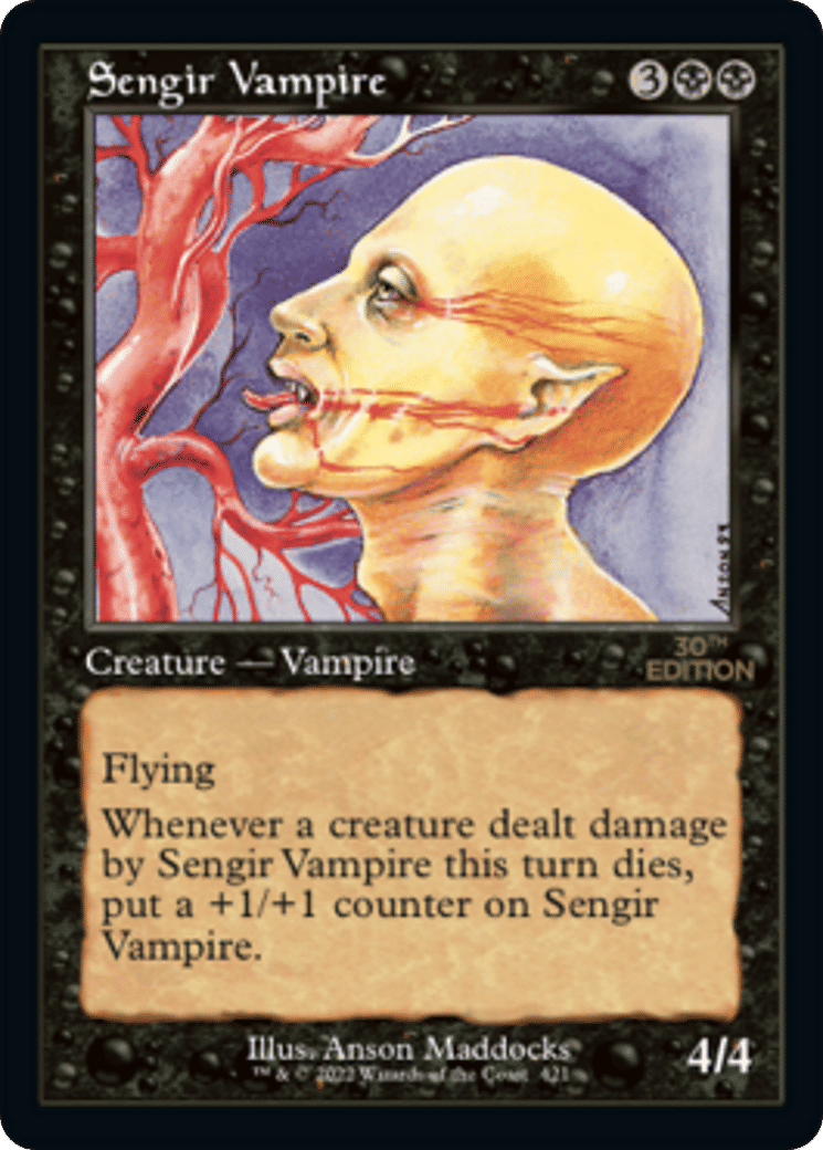 Sengir Vampire — 30th Anniversary Edition — Magic: The Gathering