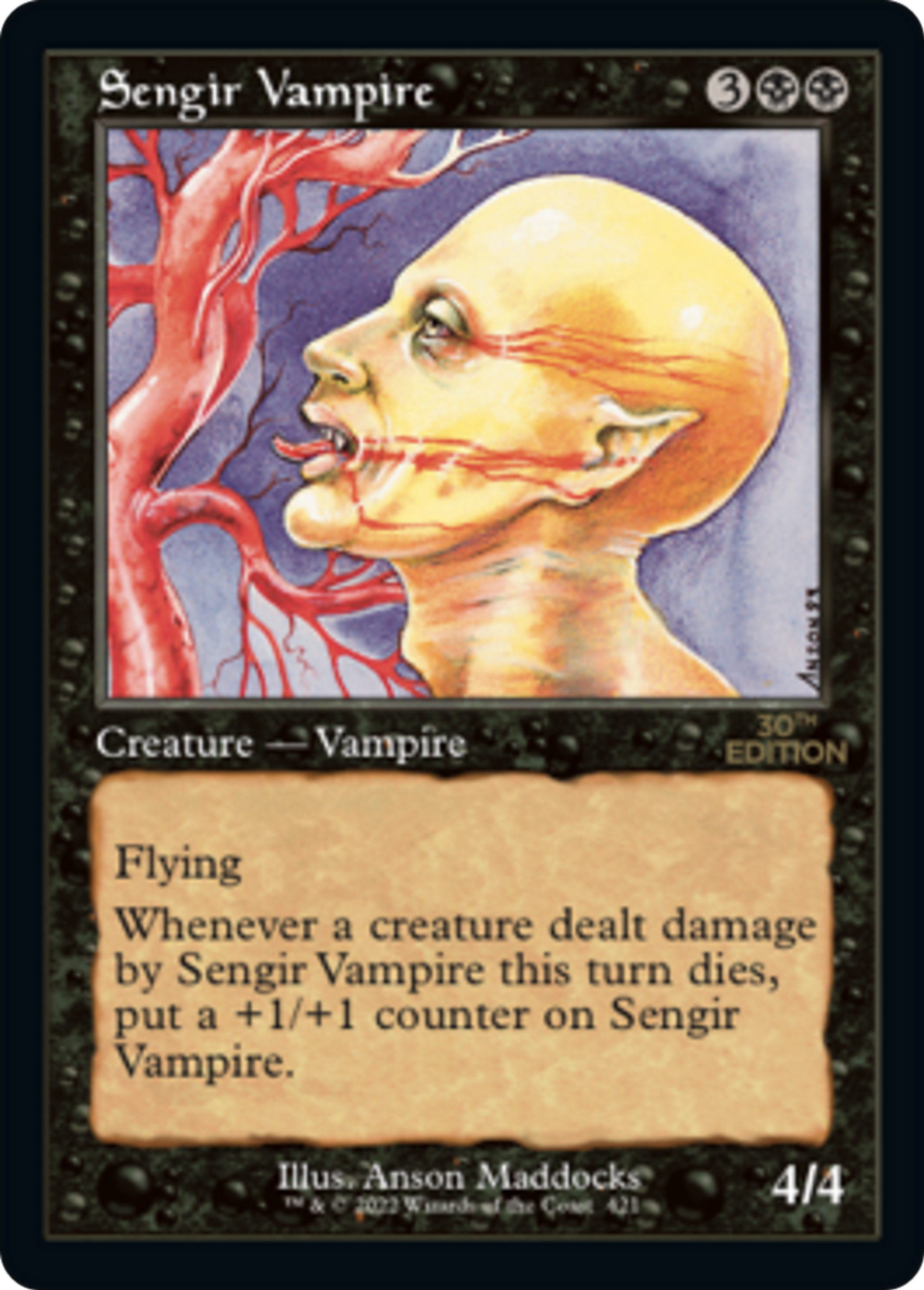 Sengir Vampire — 30th Anniversary Edition — Magic: The Gathering