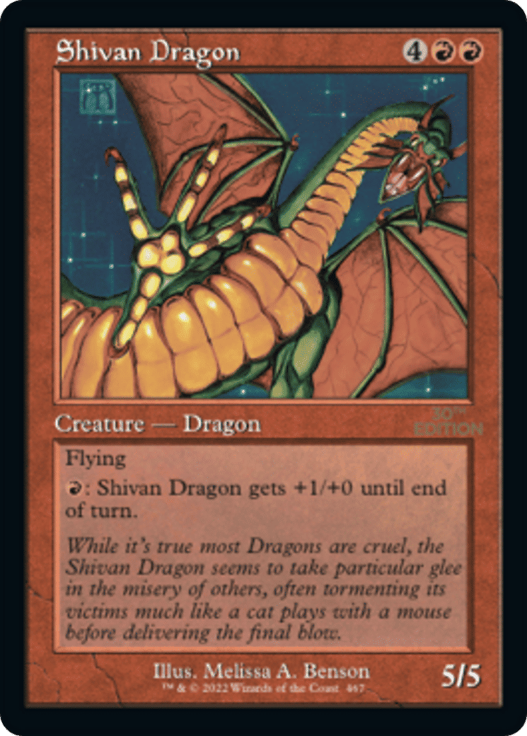 Dragon shivân — 30th Anniversary Edition — Magic: The Gathering
