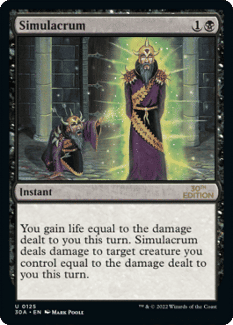 Simulacrum — 30th Anniversary Edition — Magic: The Gathering