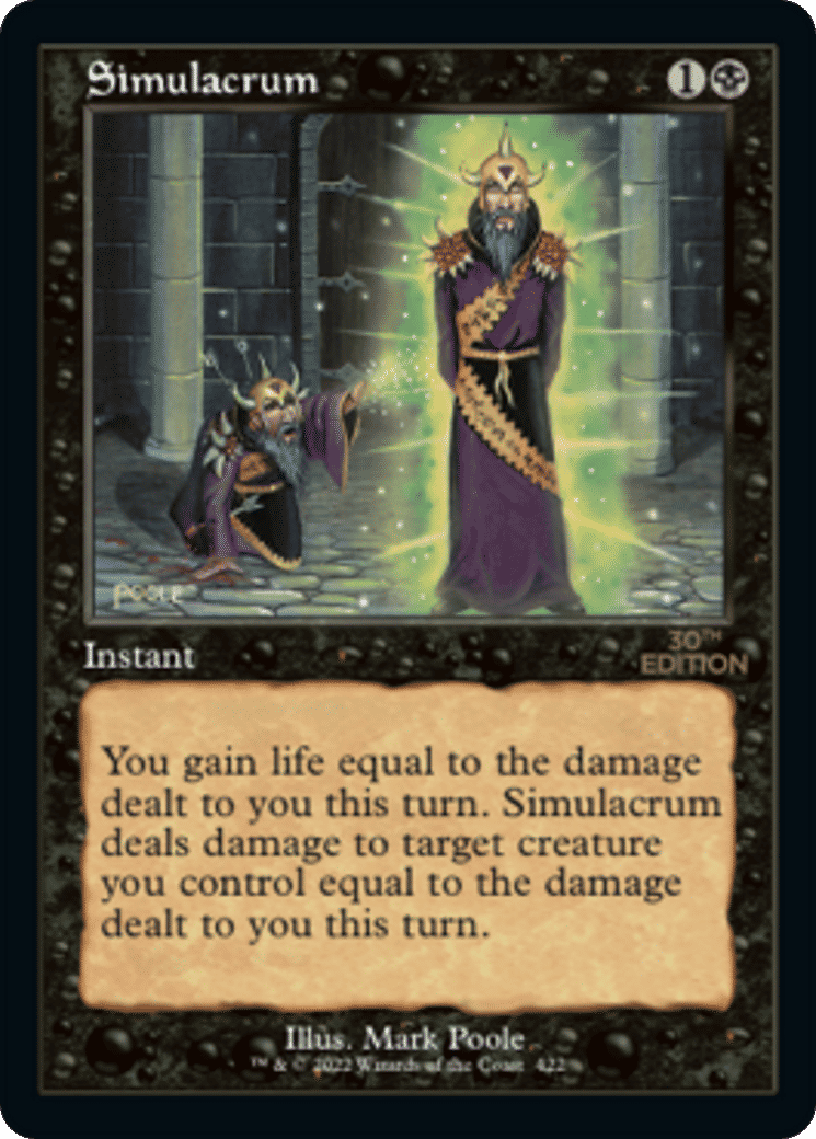 Simulacrum — 30th Anniversary Edition — Magic: The Gathering