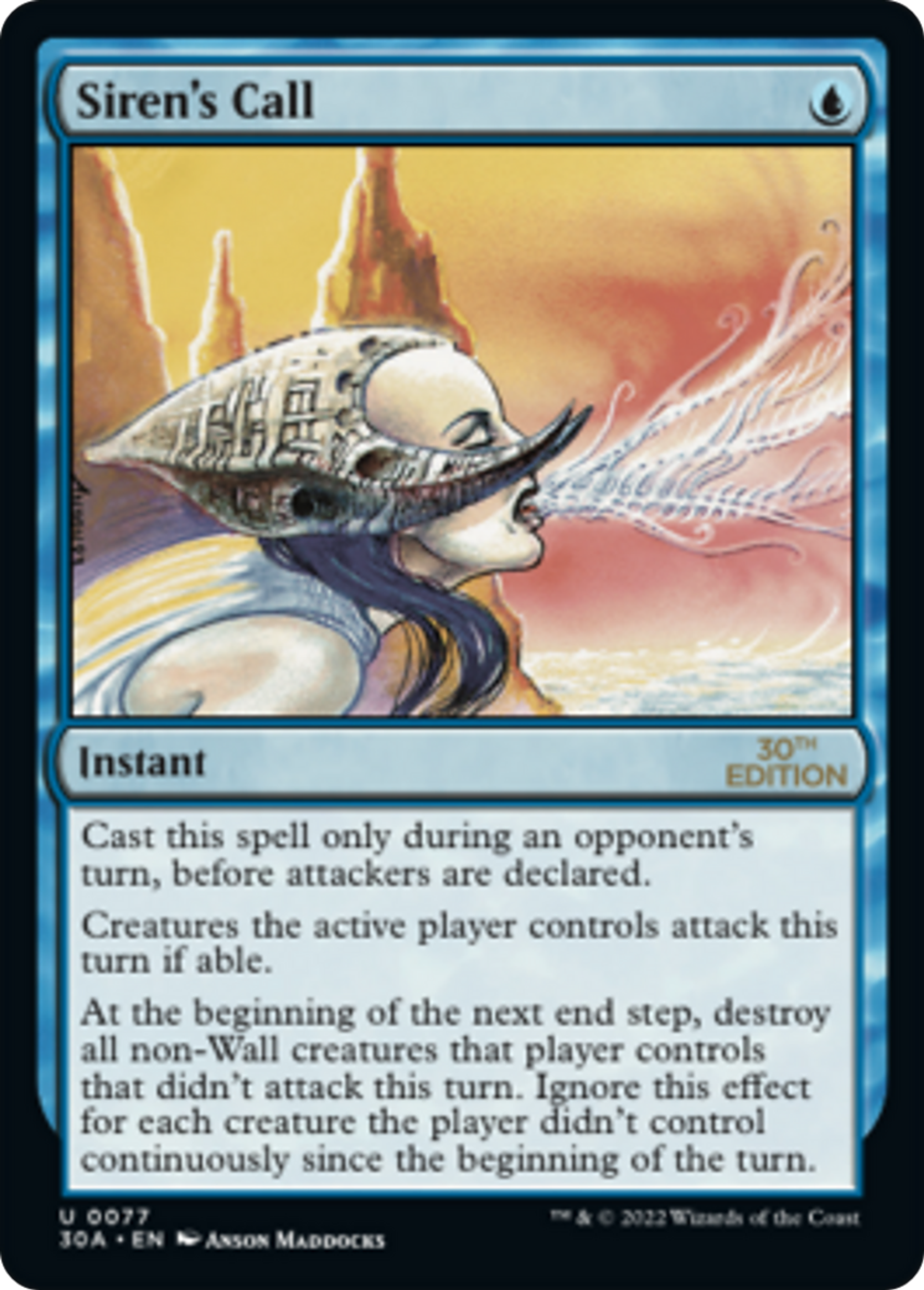 Siren's Call — 30th Anniversary Edition — Magic: The Gathering