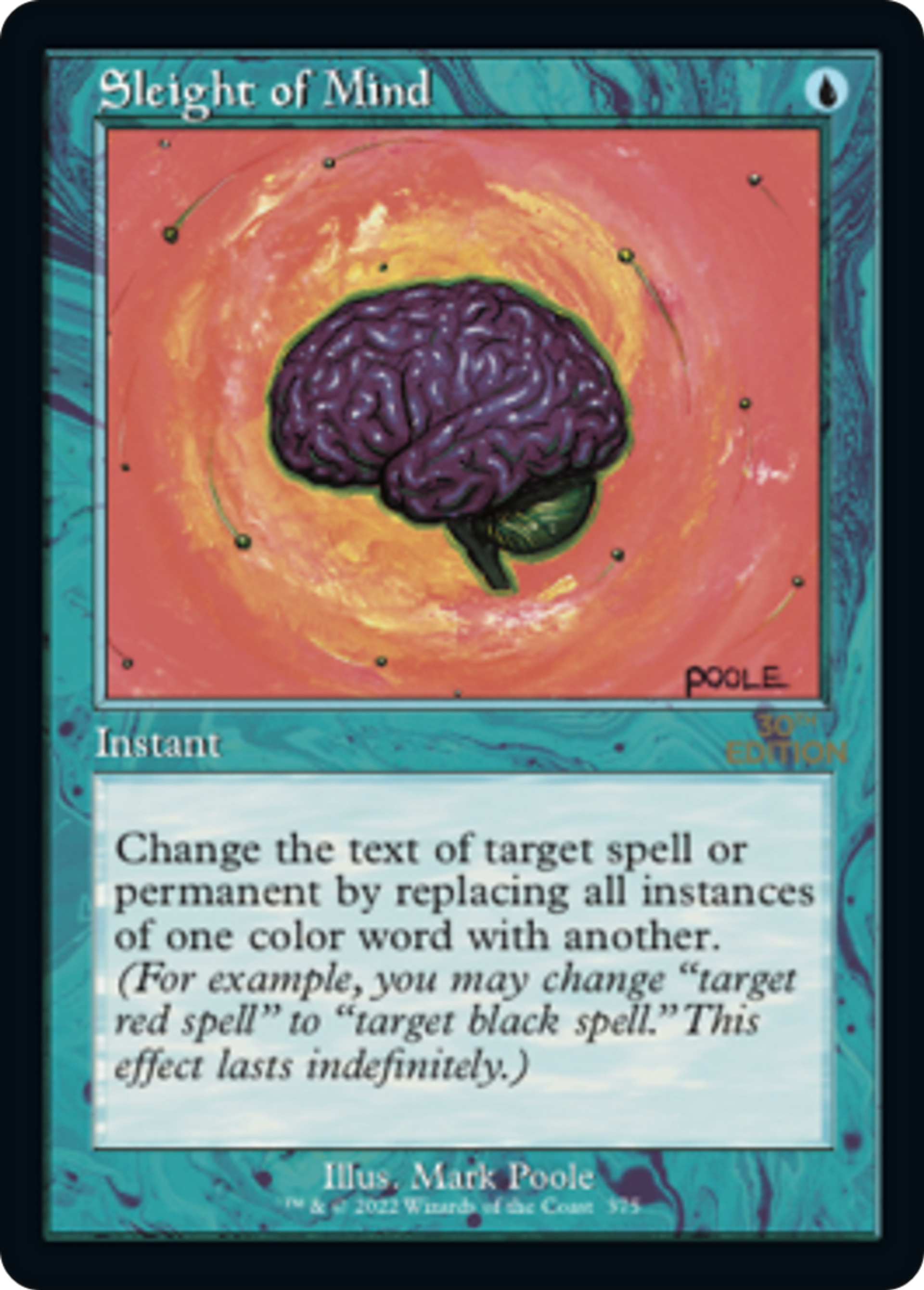 Sleight of Mind — 30th Anniversary Edition — Magic: The Gathering