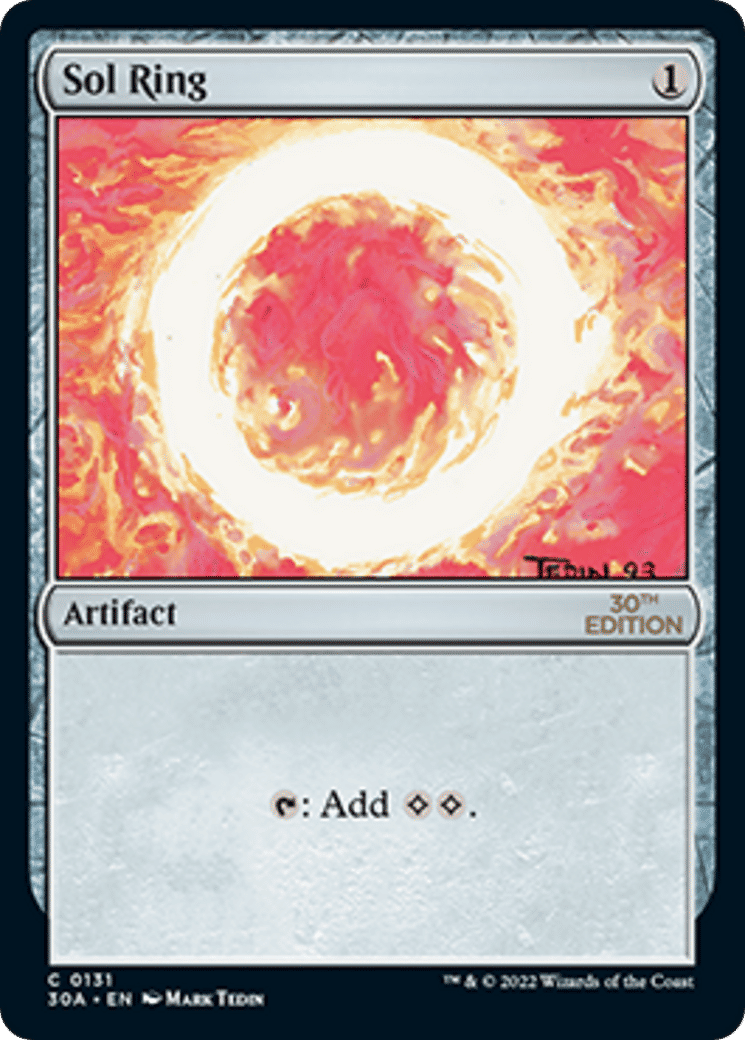 Sol Ring — 30th Anniversary Edition — Magic: The Gathering