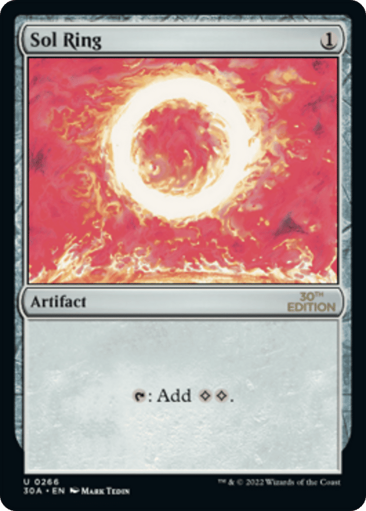 Sol Ring — 30th Anniversary Edition — Magic: The Gathering