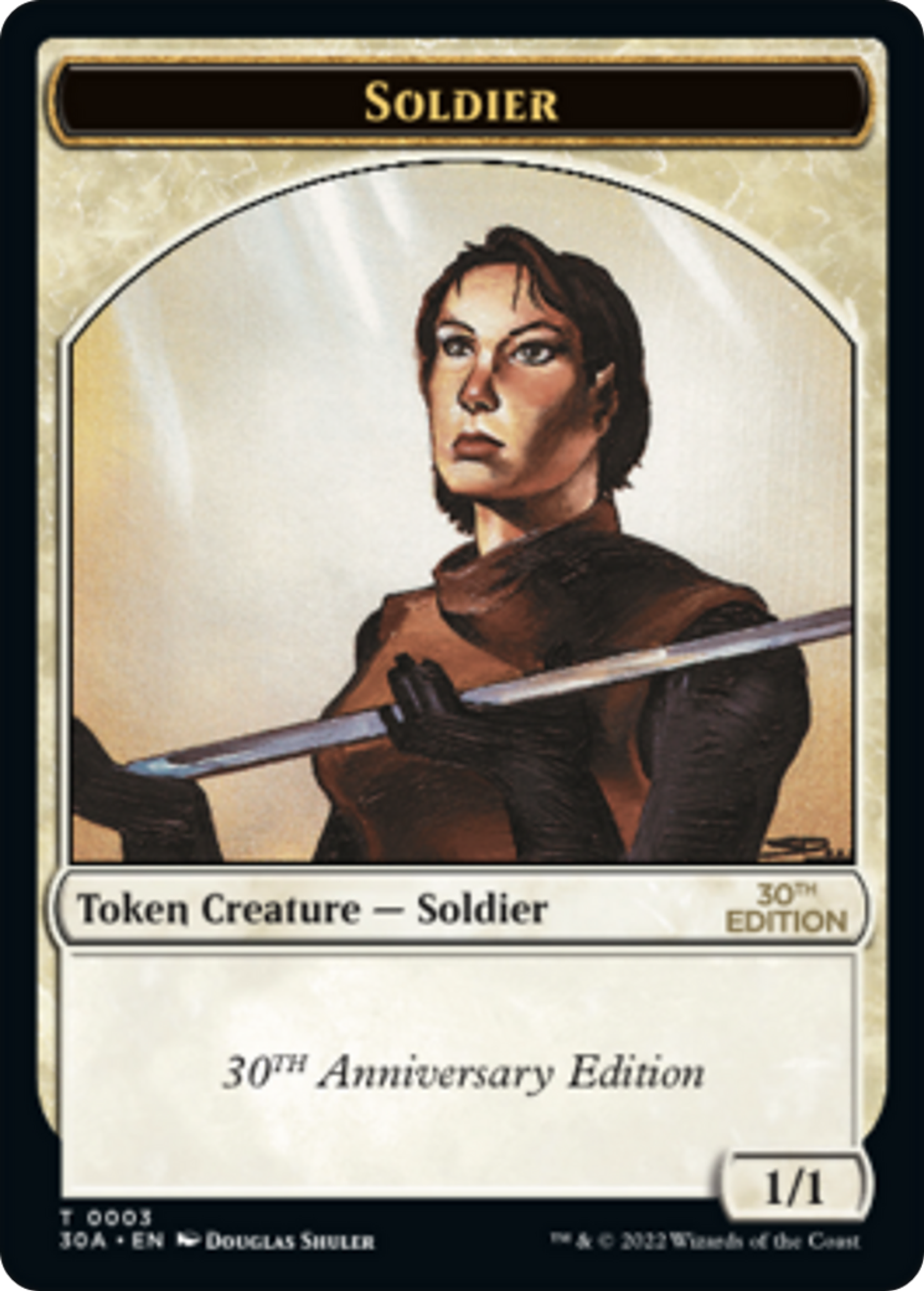 Soldier — 30th Anniversary Edition — Magic: The Gathering
