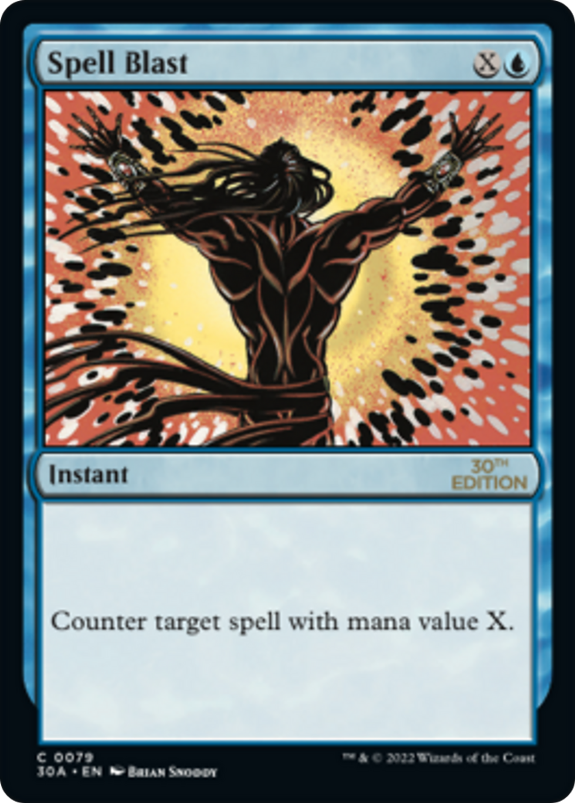 Spell Blast — 30th Anniversary Edition — Magic: The Gathering