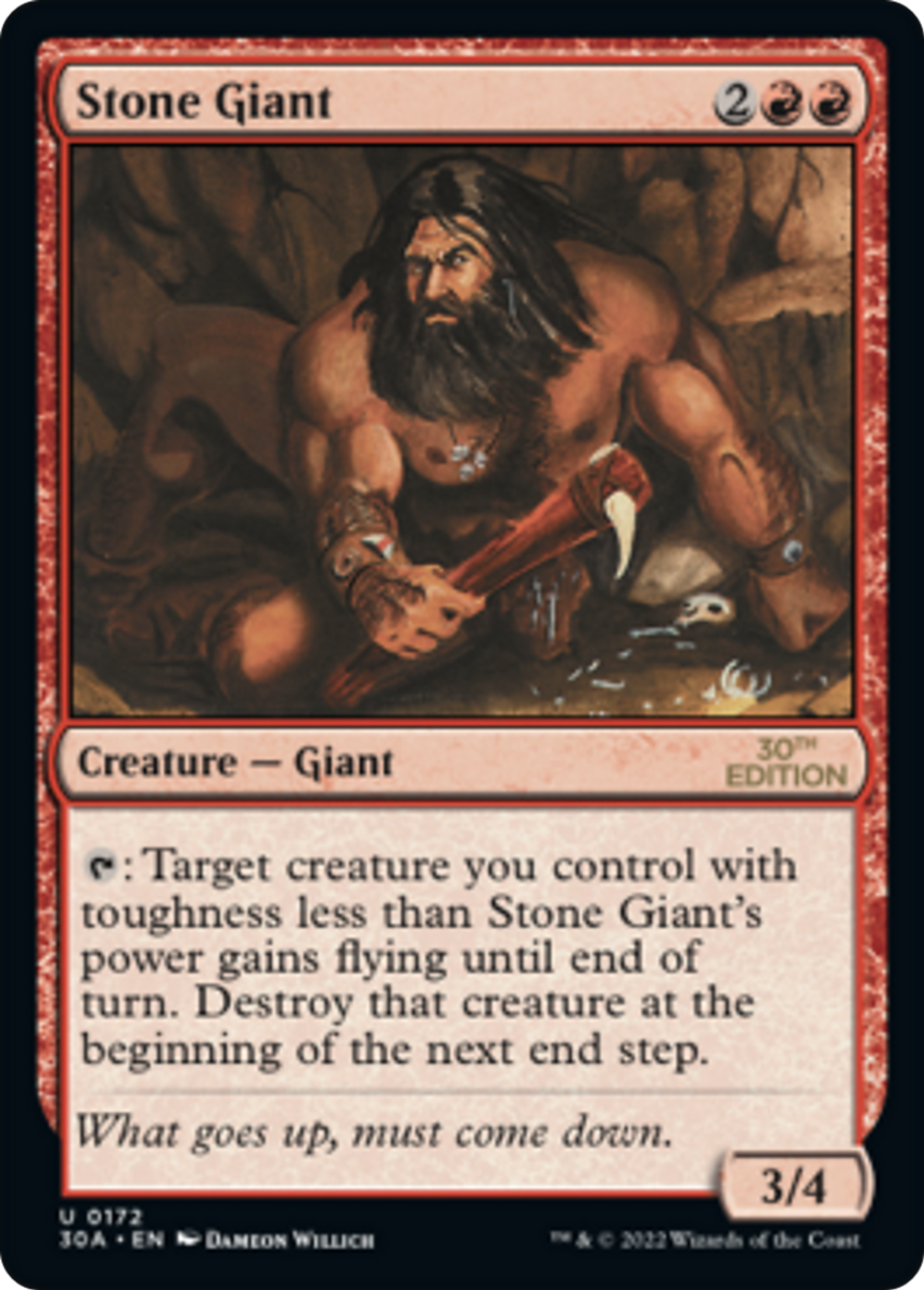 Géant de pierre — 30th Anniversary Edition — Magic: The Gathering