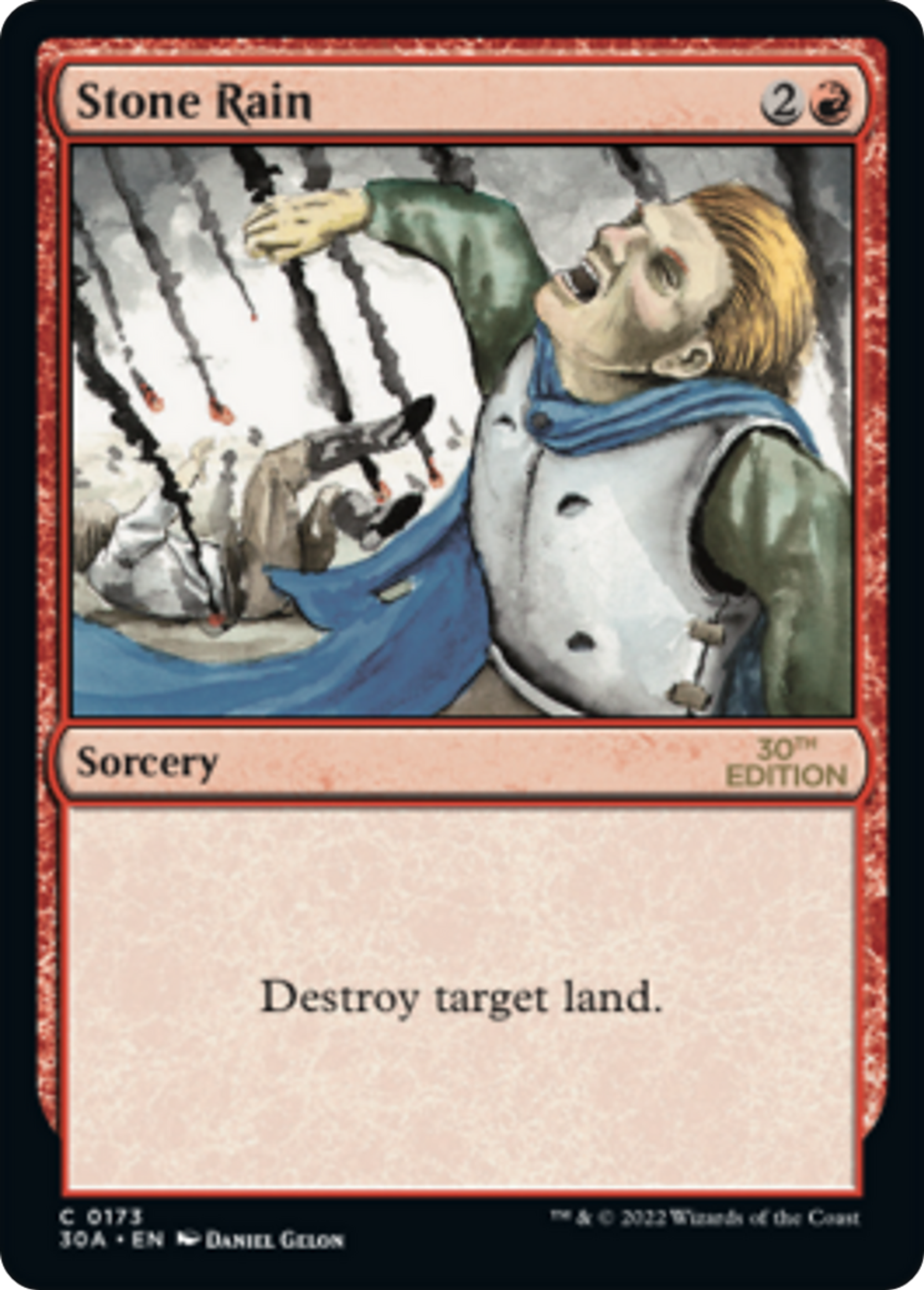 Pluie de pierres — 30th Anniversary Edition — Magic: The Gathering