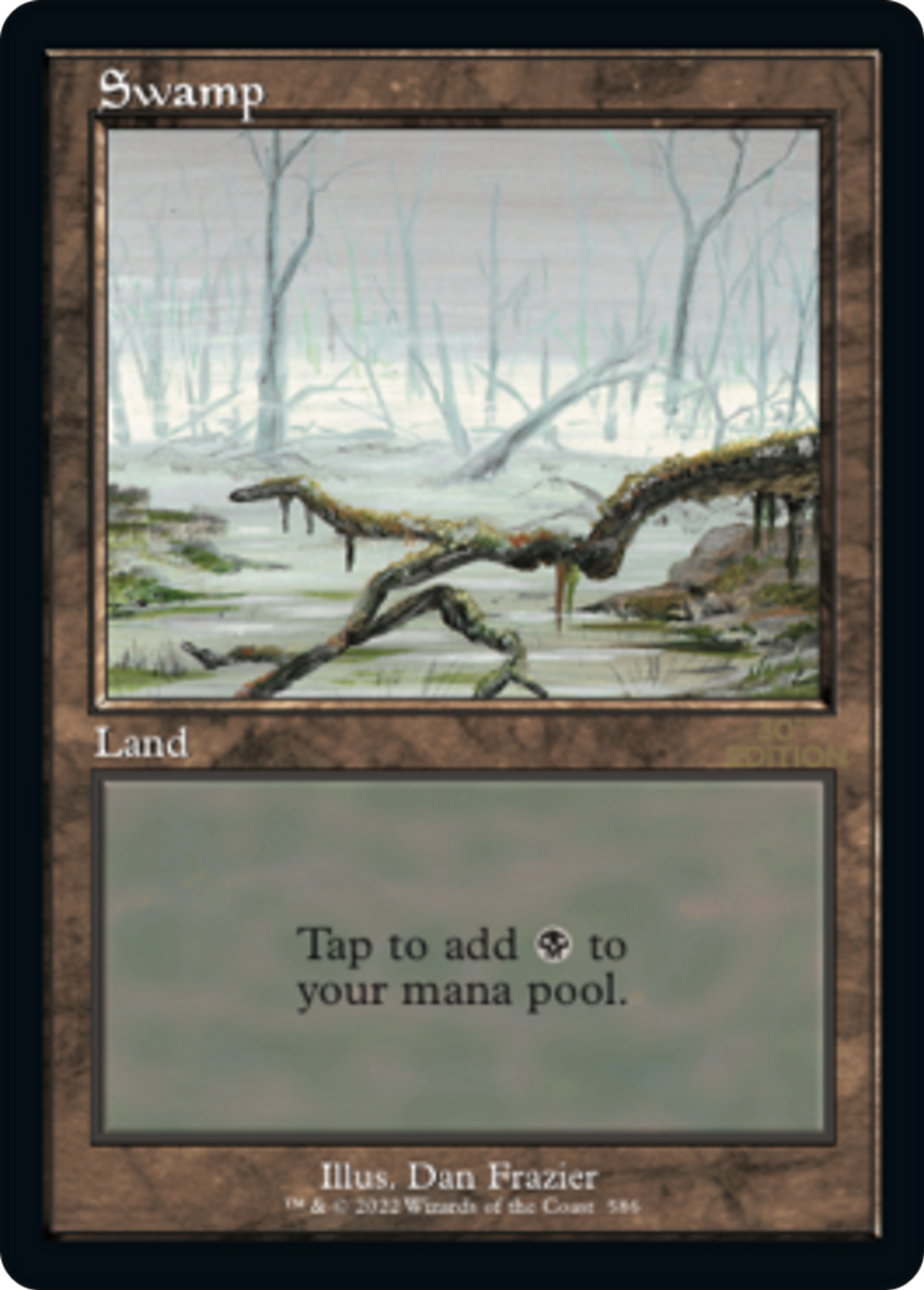 Swamp — 30th Anniversary Edition — Magic: The Gathering