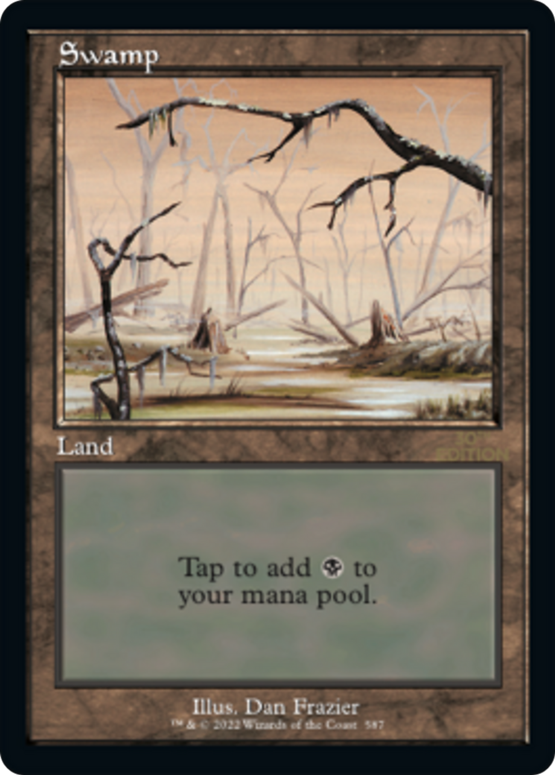 Swamp — 30th Anniversary Edition — Magic: The Gathering