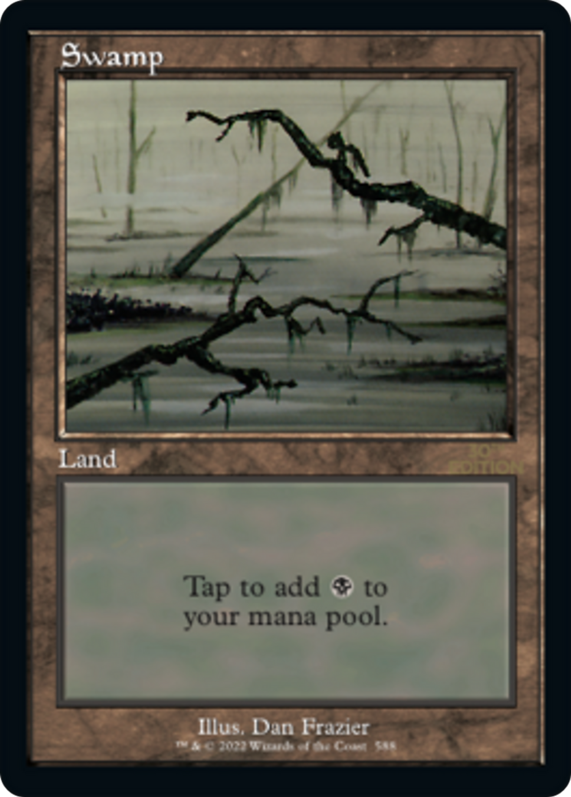 Swamp — 30th Anniversary Edition — Magic: The Gathering