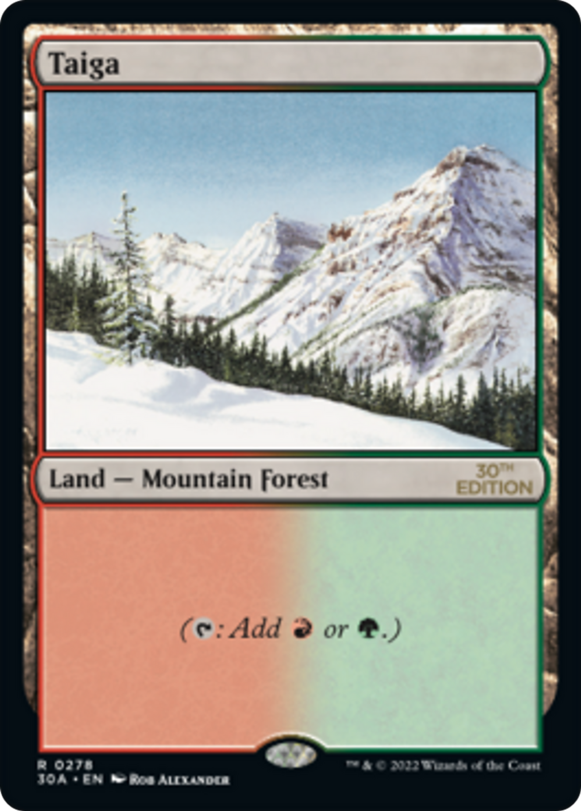 Taiga — 30th Anniversary Edition — Magic: The Gathering