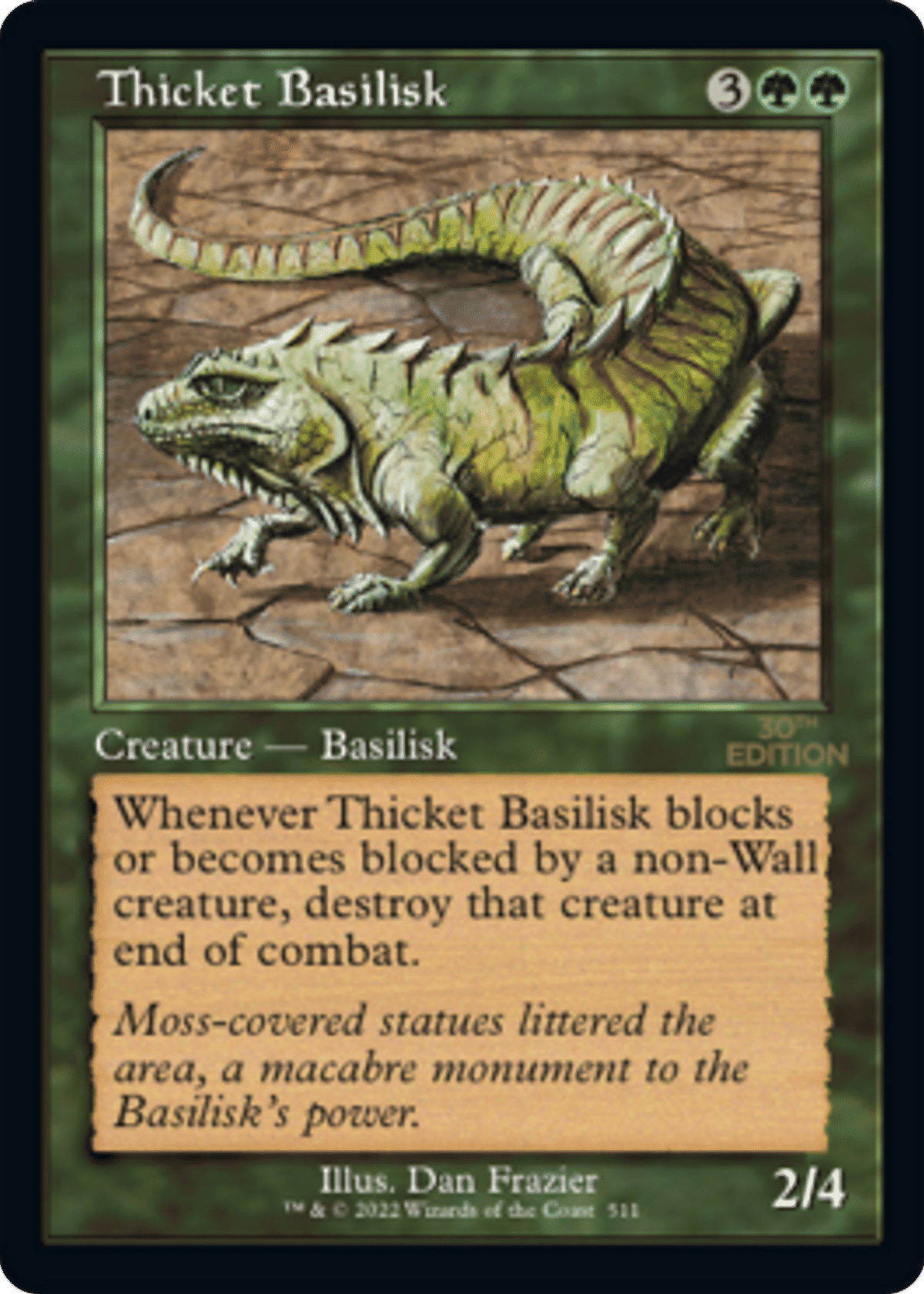 Basilic des halliers from 30th Anniversary Edition - Magic: The Gathering