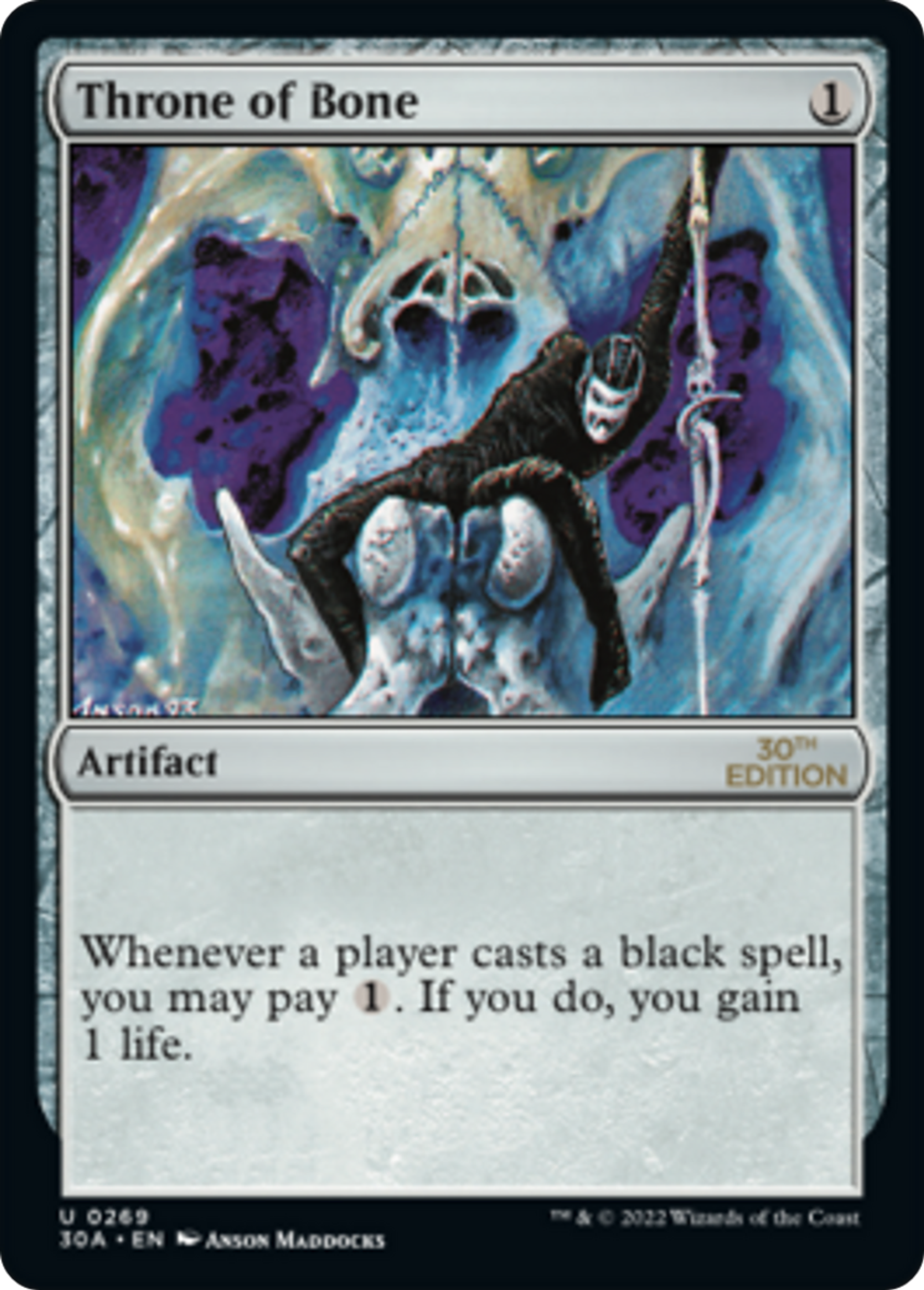 Throne of Bone — 30th Anniversary Edition — Magic: The Gathering