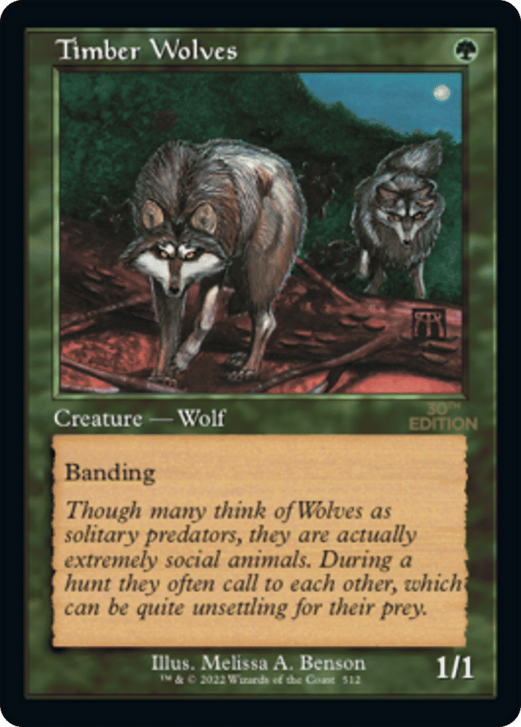 Loups des forêts — 30th Anniversary Edition — Magic: The Gathering