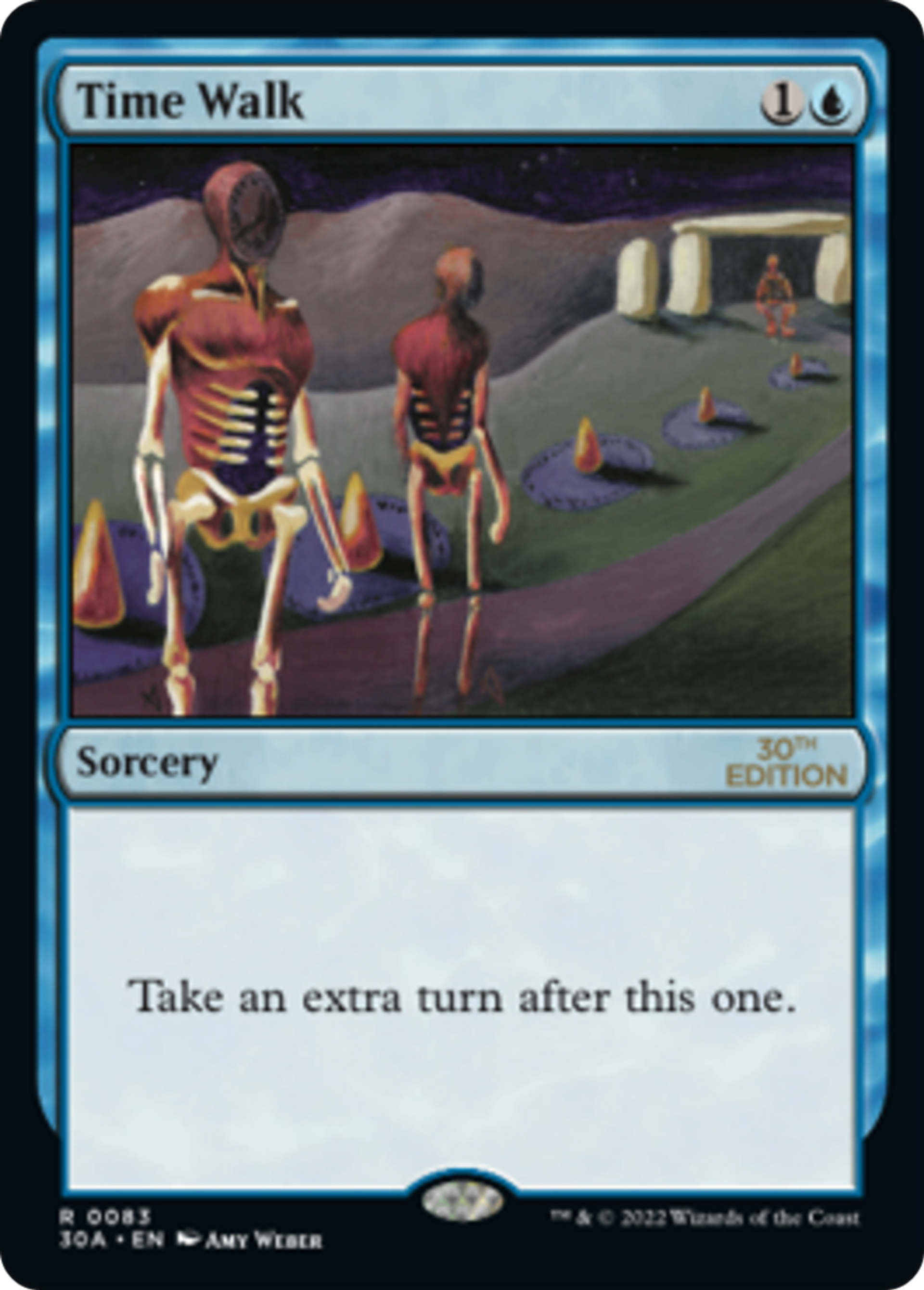 Time Walk — 30th Anniversary Edition — Magic: The Gathering