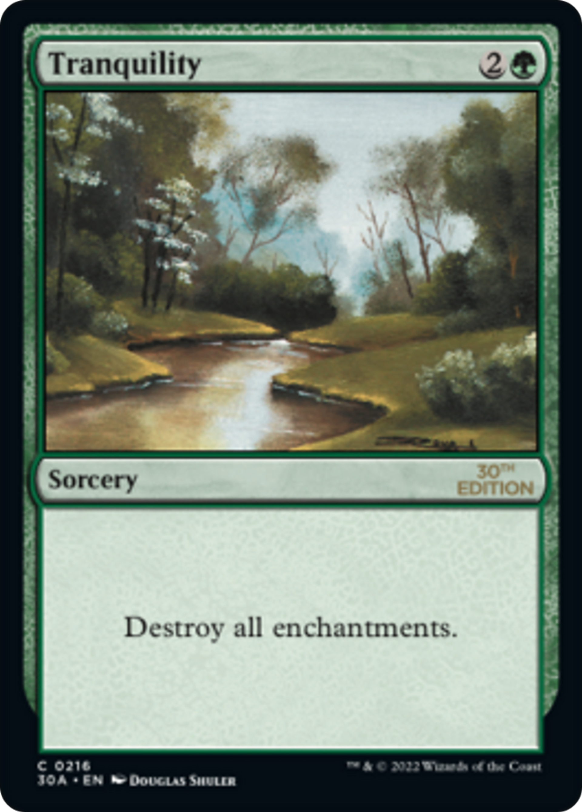 Tranquility — 30th Anniversary Edition — Magic: The Gathering