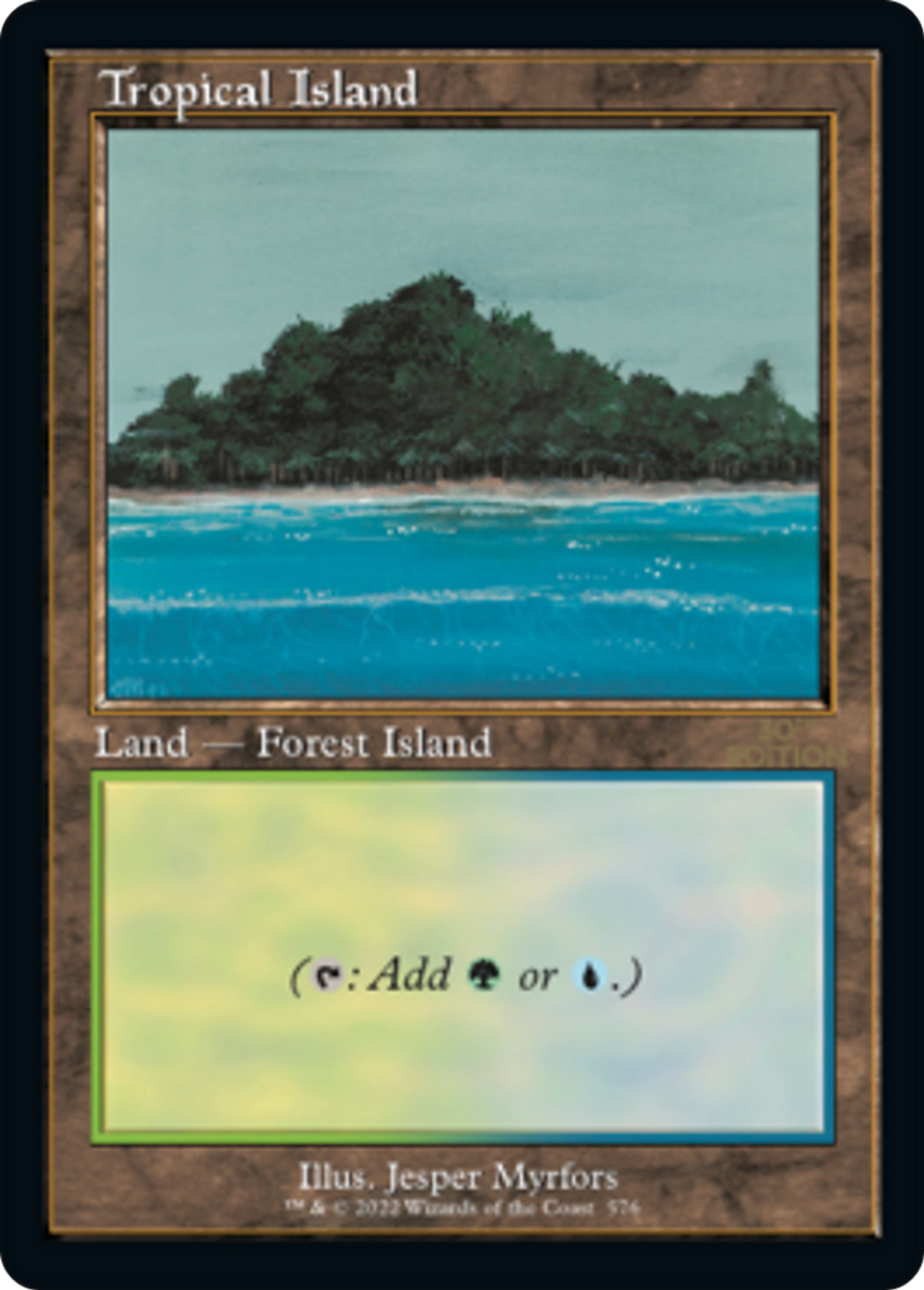 Ile tropicale — 30th Anniversary Edition — Magic: The Gathering