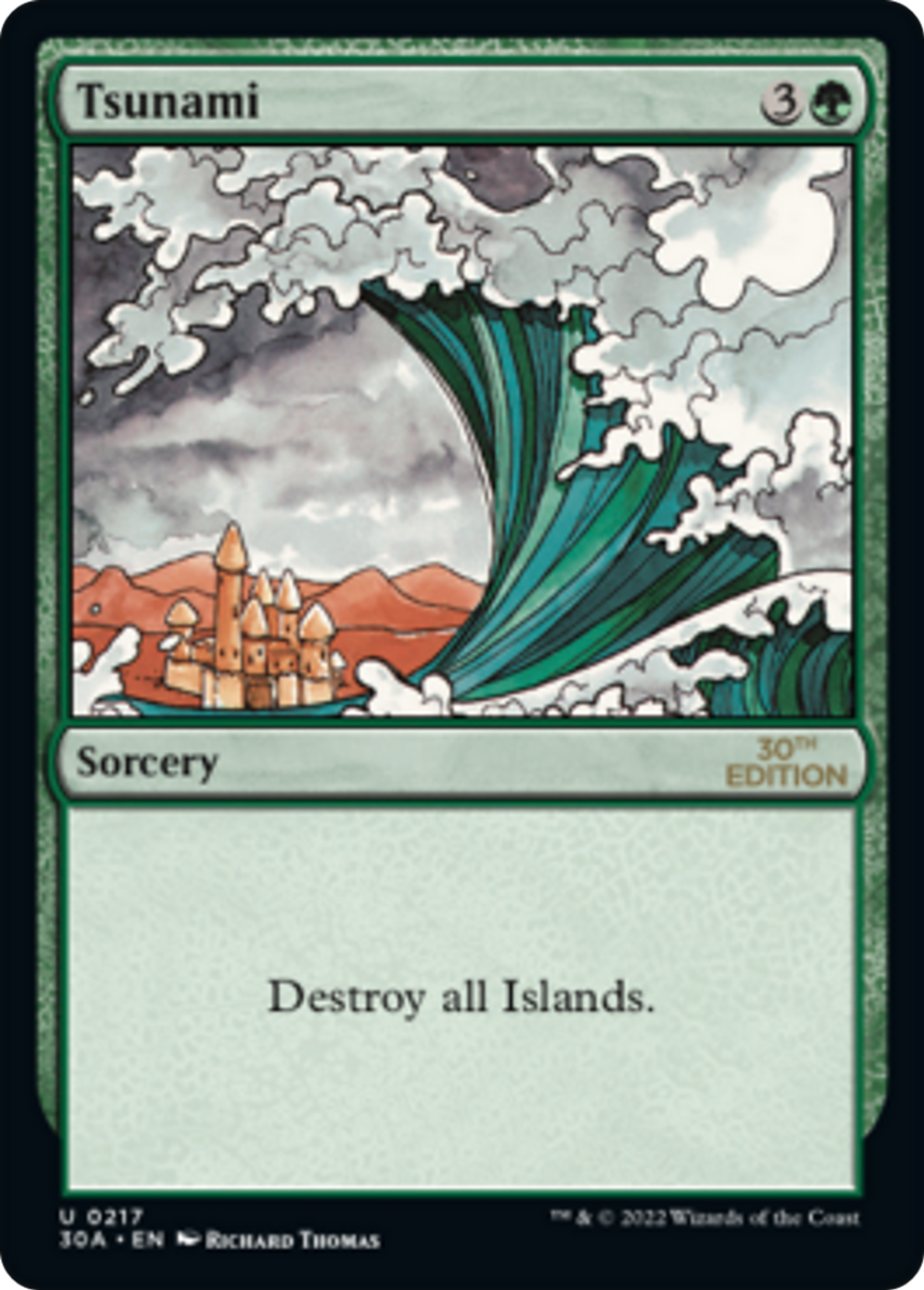 Tsunami — 30th Anniversary Edition — Magic: The Gathering