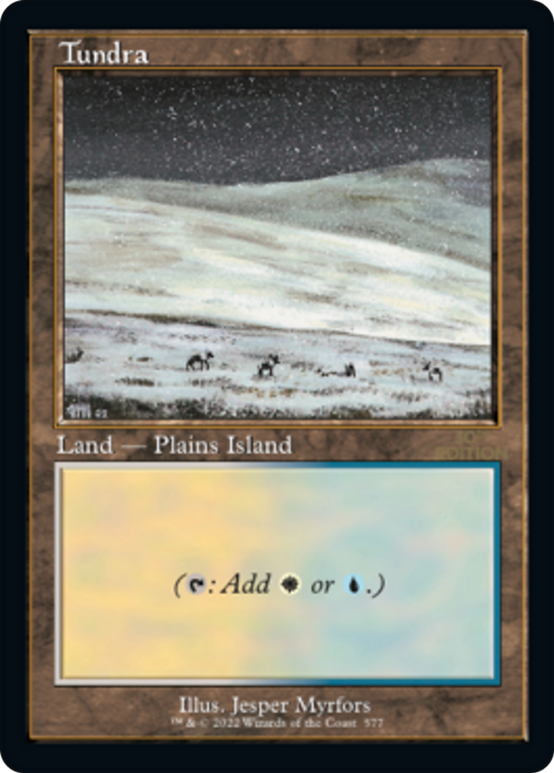Toundra — 30th Anniversary Edition — Magic: The Gathering