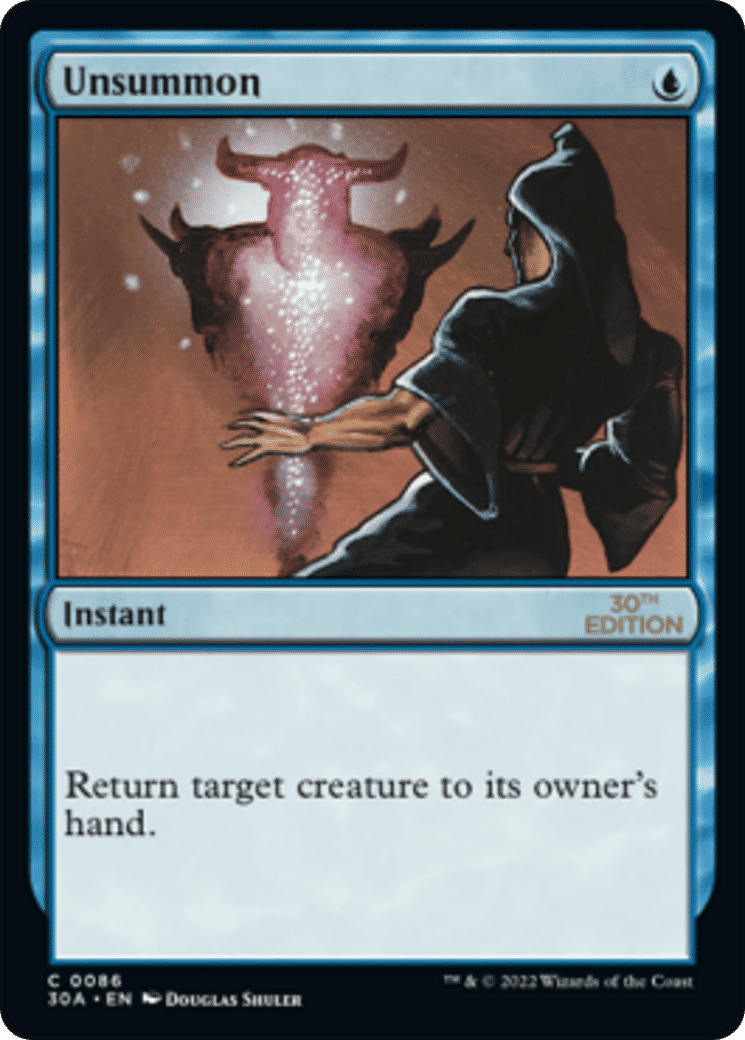Unsummon — 30th Anniversary Edition — Magic: The Gathering