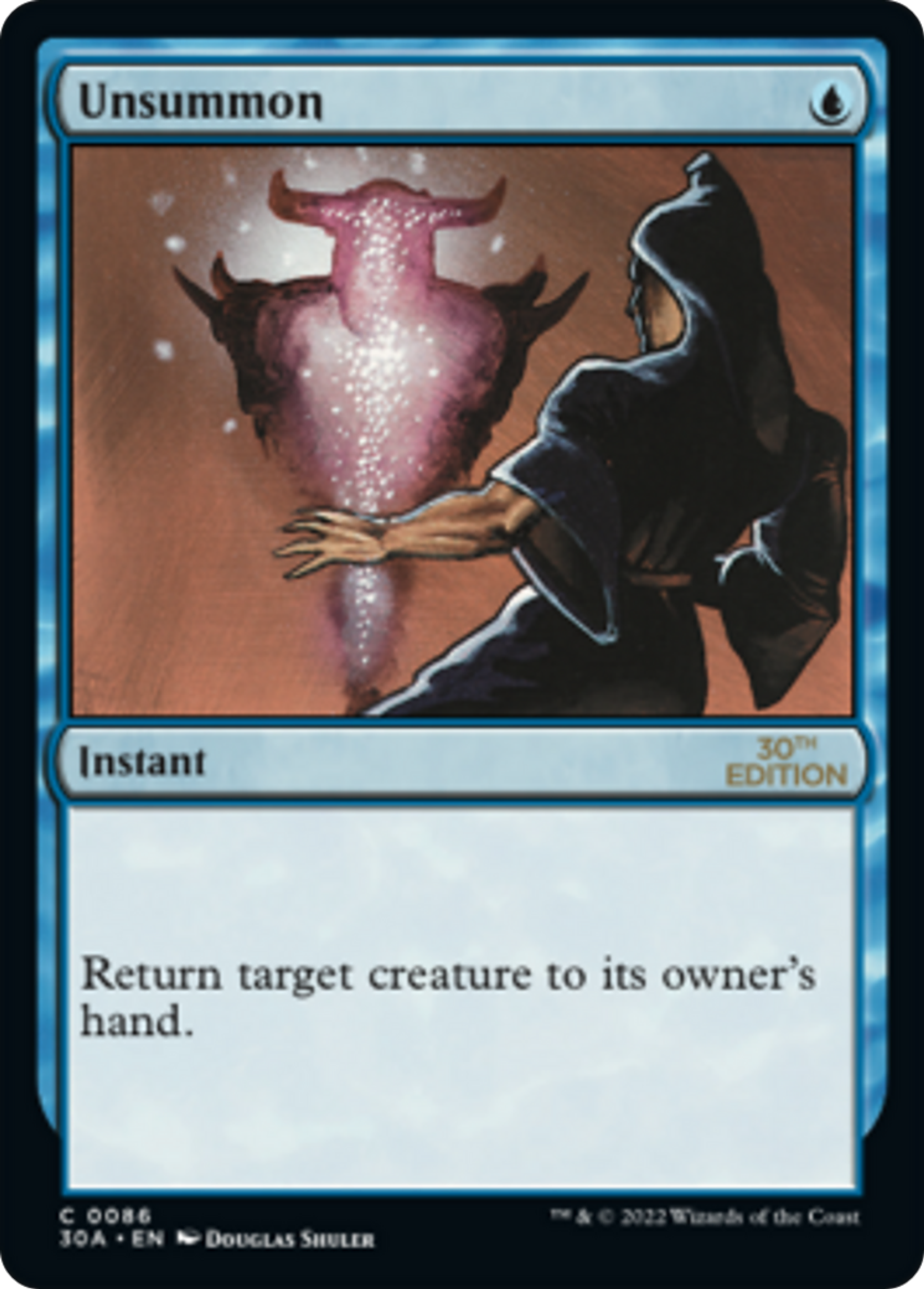 Unsummon — 30th Anniversary Edition — Magic: The Gathering